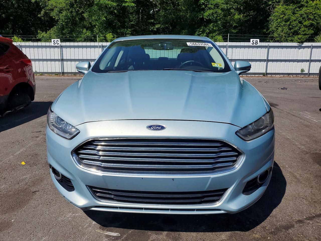 2014 Ford Fusion Titanium Hev Blue vin: 3FA6P0RUXER117481