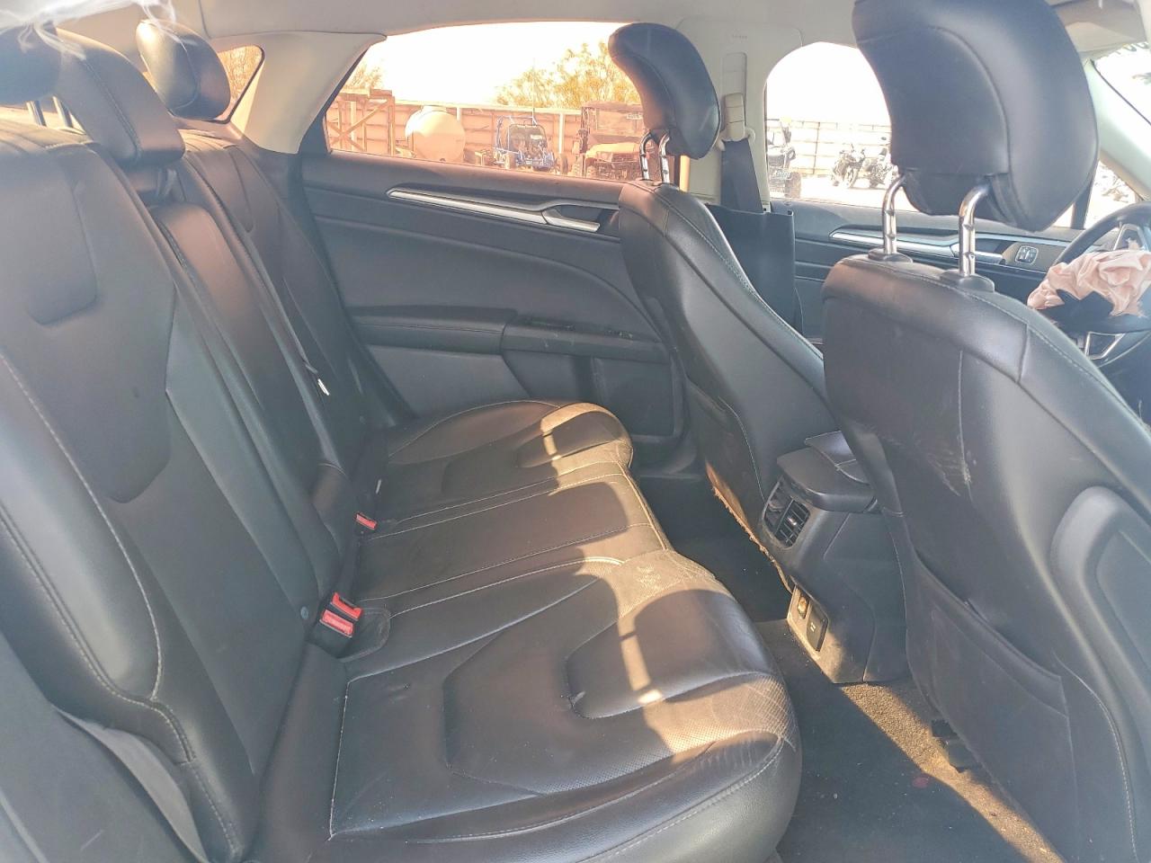 2014 Ford Fusion Titanium Hev White vin: 3FA6P0RUXER290708