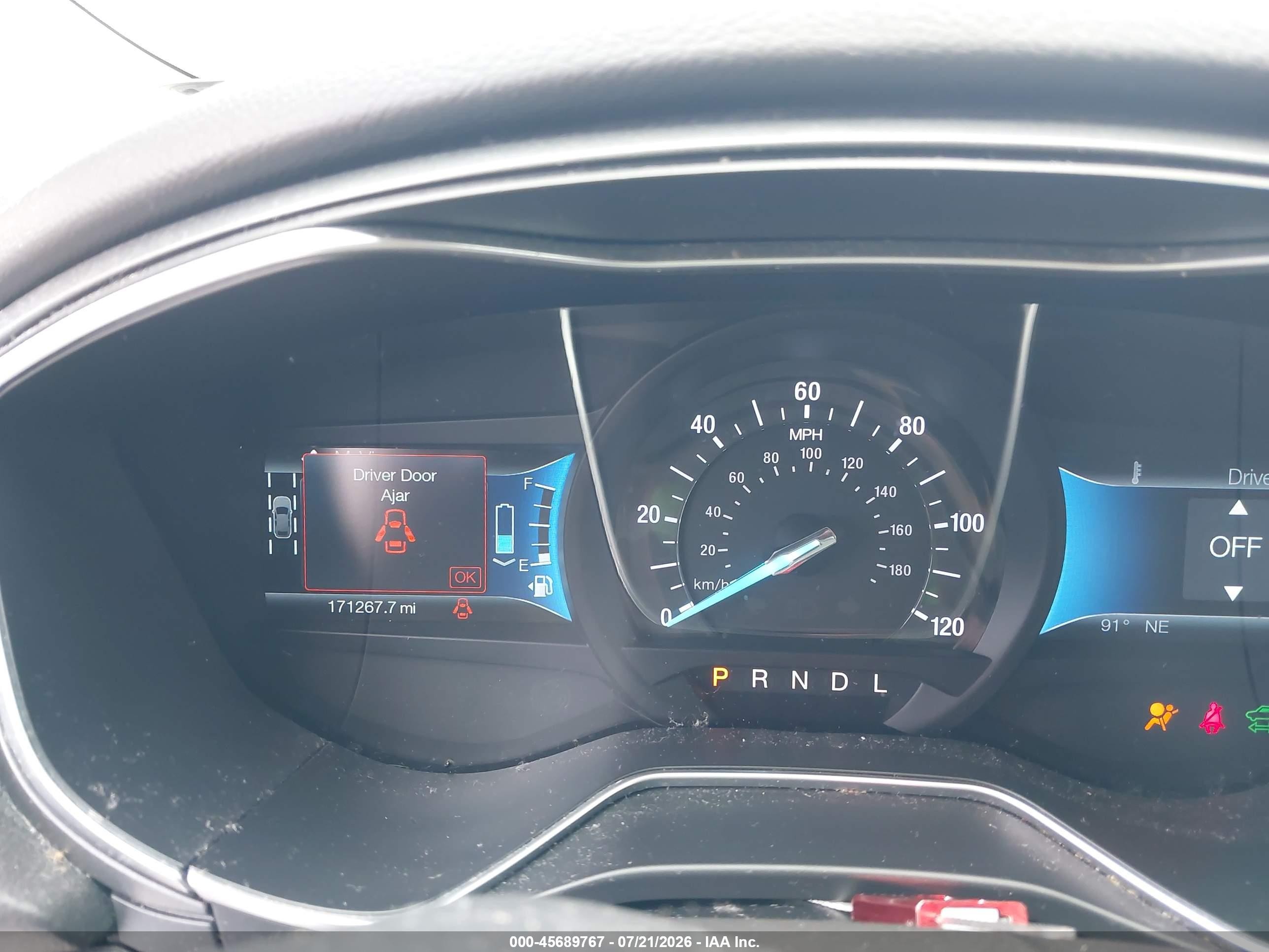 2014 Ford Fusion Hybrid Titanium Red vin: 3FA6P0RUXER378707