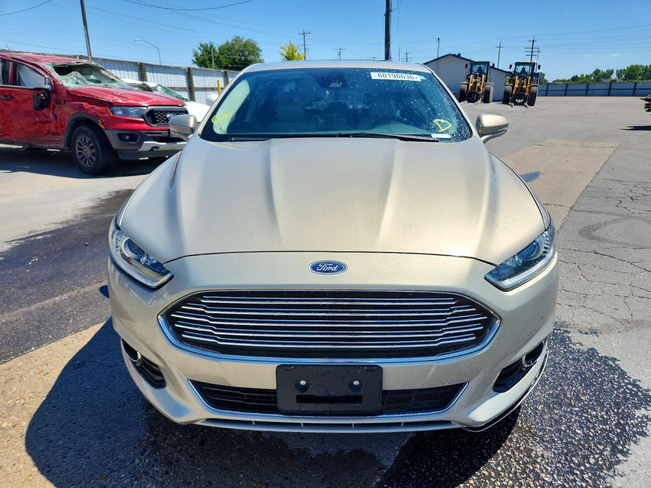 2015 Ford Fusion Titanium Hev Gold vin: 3FA6P0RUXFR115229