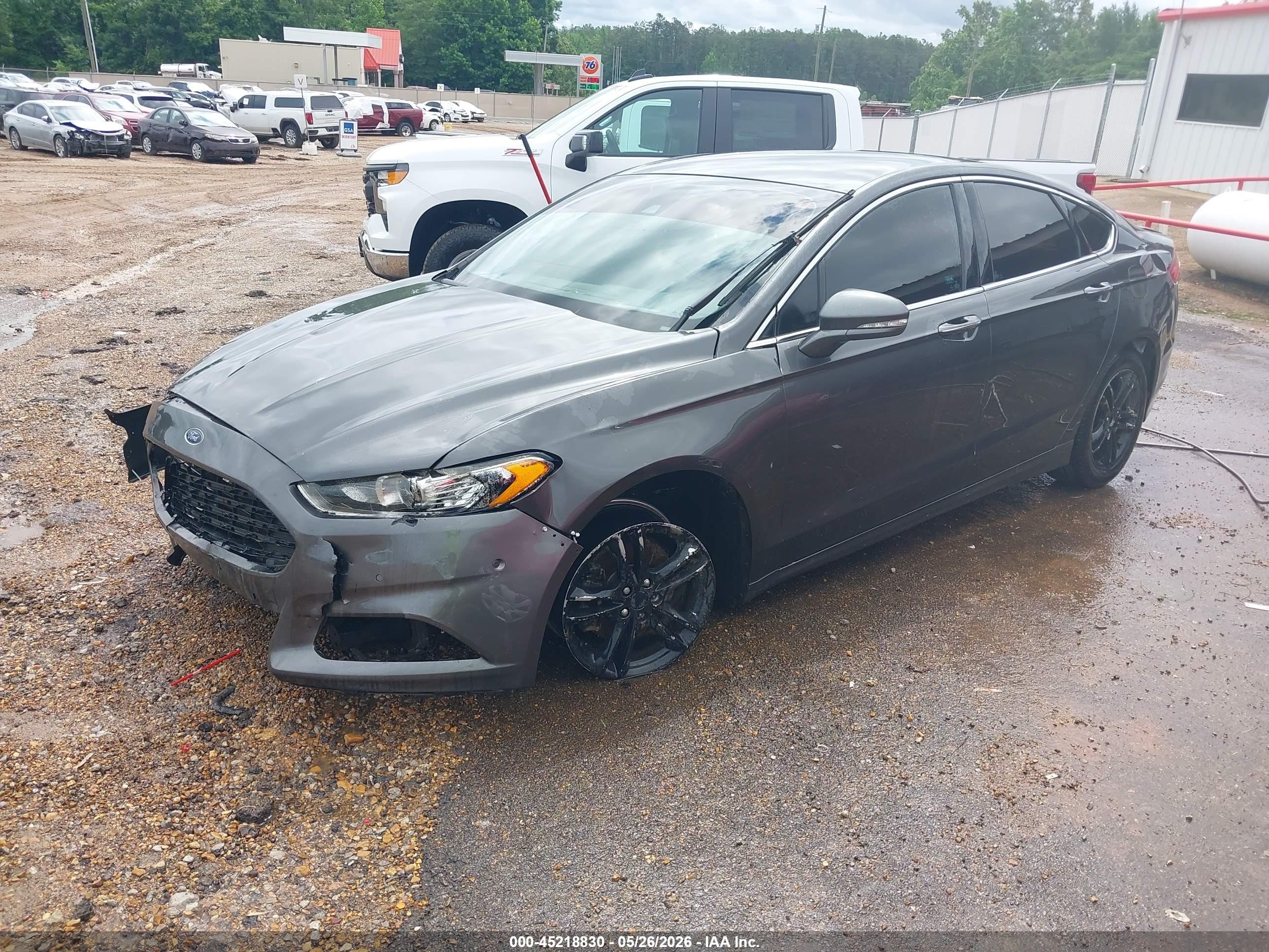 2015 Ford Fusion Hybrid Titanium Gray vin: 3FA6P0RUXFR197771