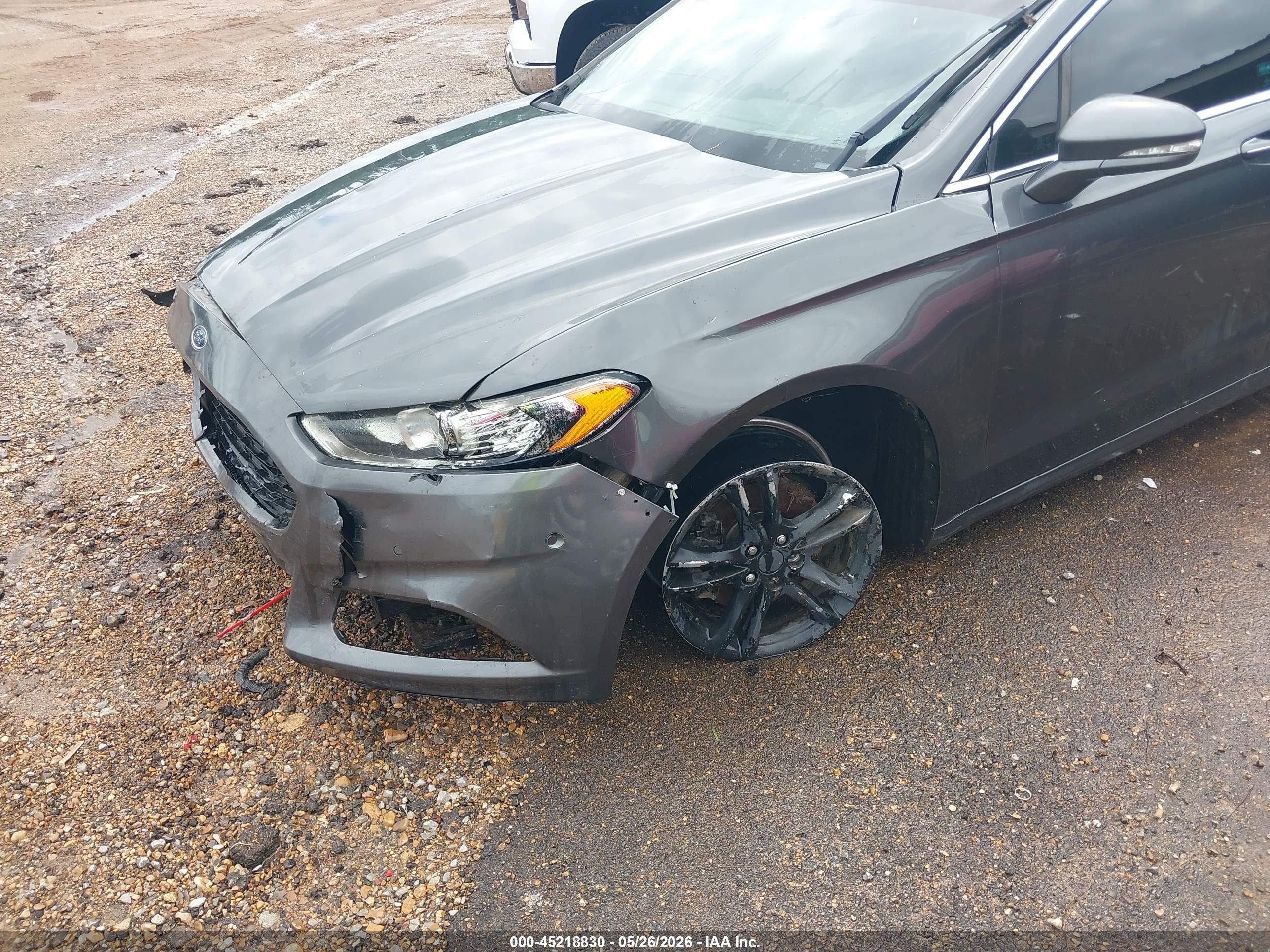 2015 Ford Fusion Hybrid Titanium Gray vin: 3FA6P0RUXFR197771