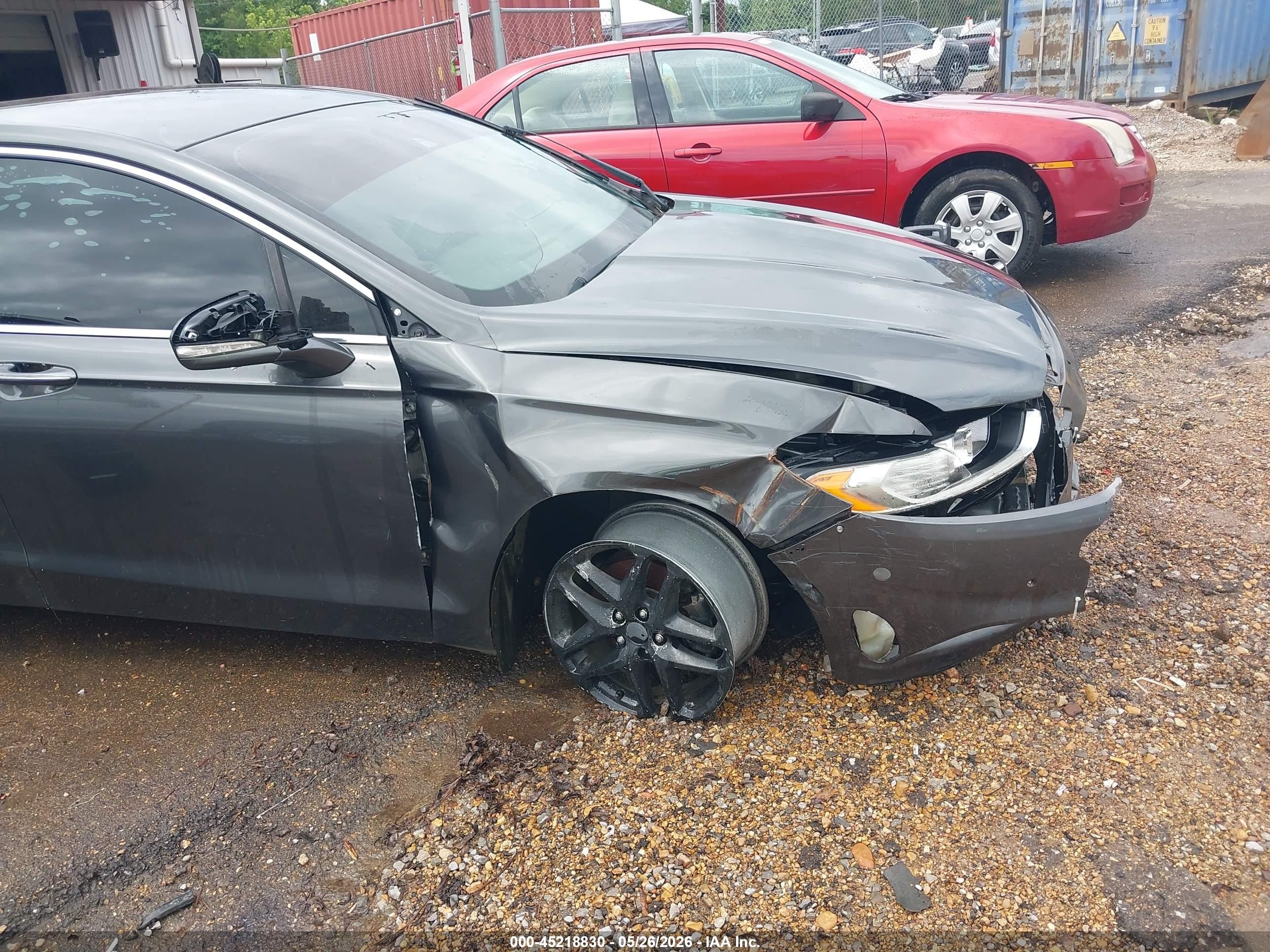 2015 Ford Fusion Hybrid Titanium Gray vin: 3FA6P0RUXFR197771