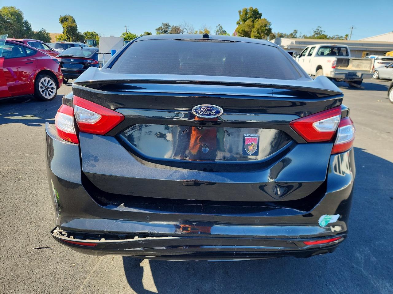 2013 Ford Fusion Titanium Phev Black vin: 3FA6P0SU0DR332294