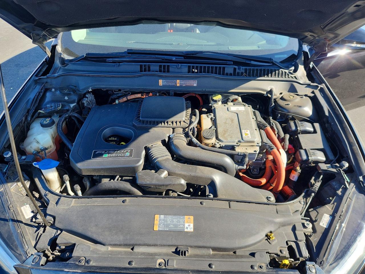 2013 Ford Fusion Titanium Phev Black vin: 3FA6P0SU0DR332294
