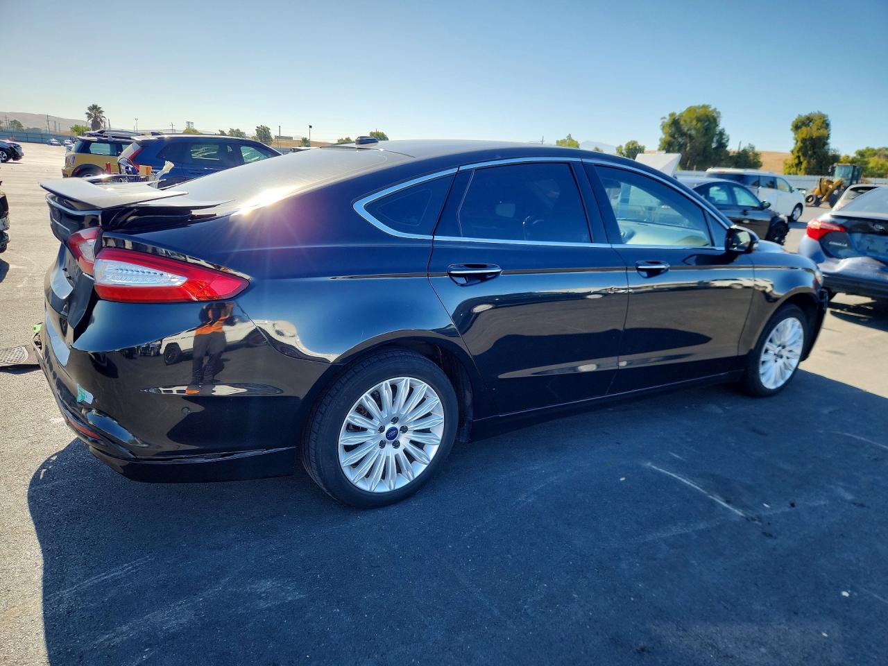 2013 Ford Fusion Titanium Phev Black vin: 3FA6P0SU0DR332294