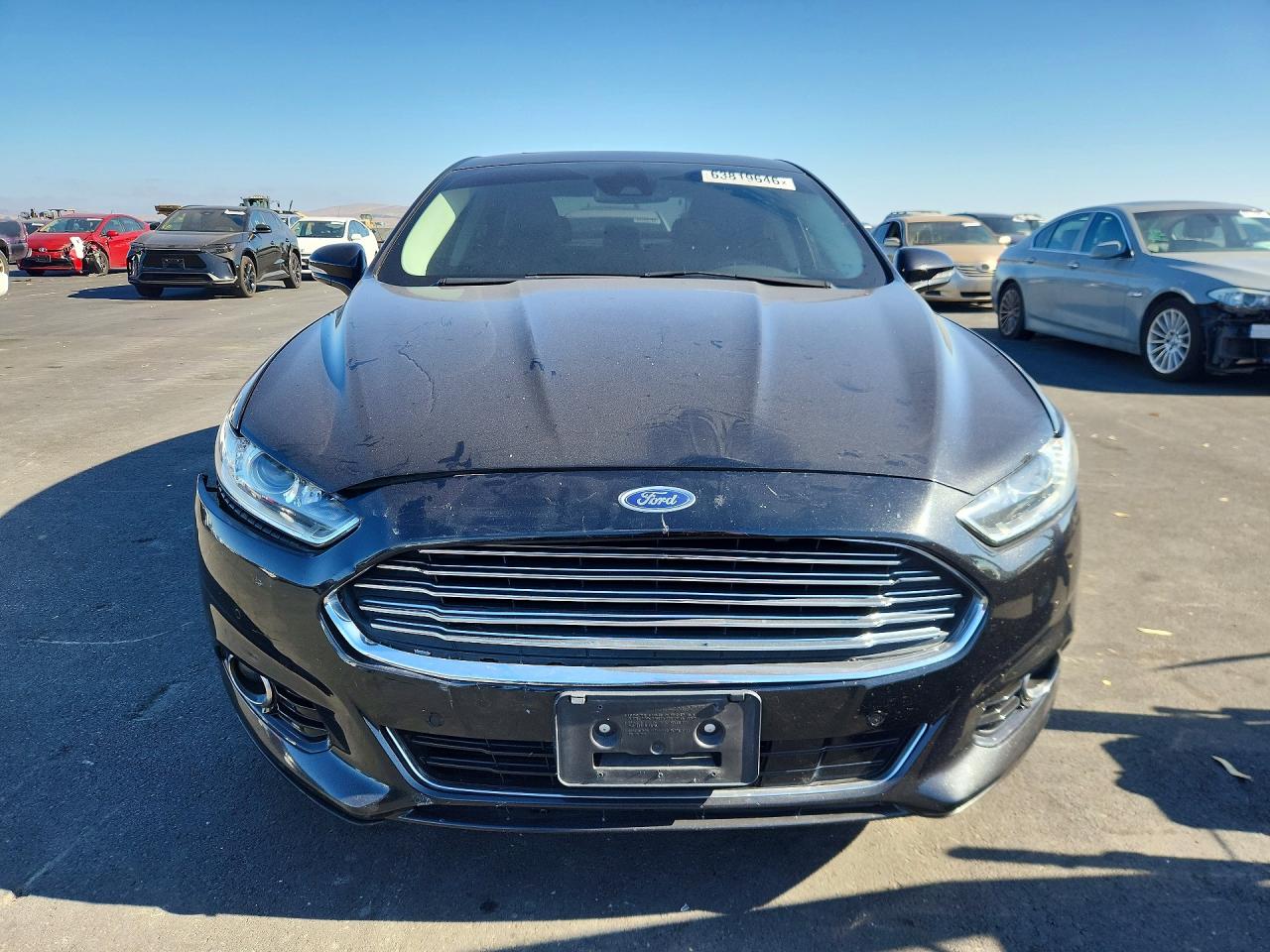 2013 Ford Fusion Titanium Phev Black vin: 3FA6P0SU0DR332294