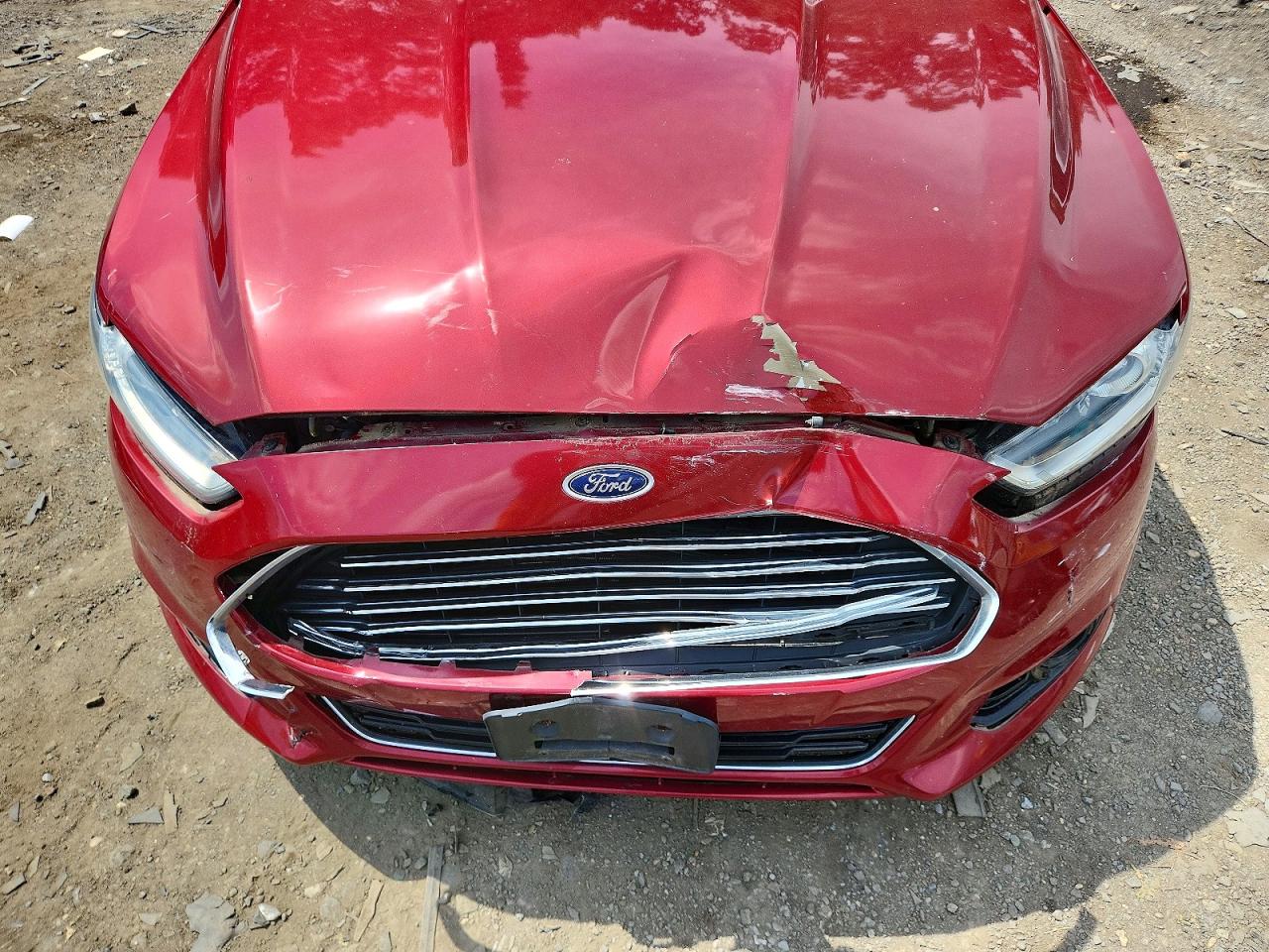2014 Ford Fusion Titanium Phev Red vin: 3FA6P0SU0ER397762