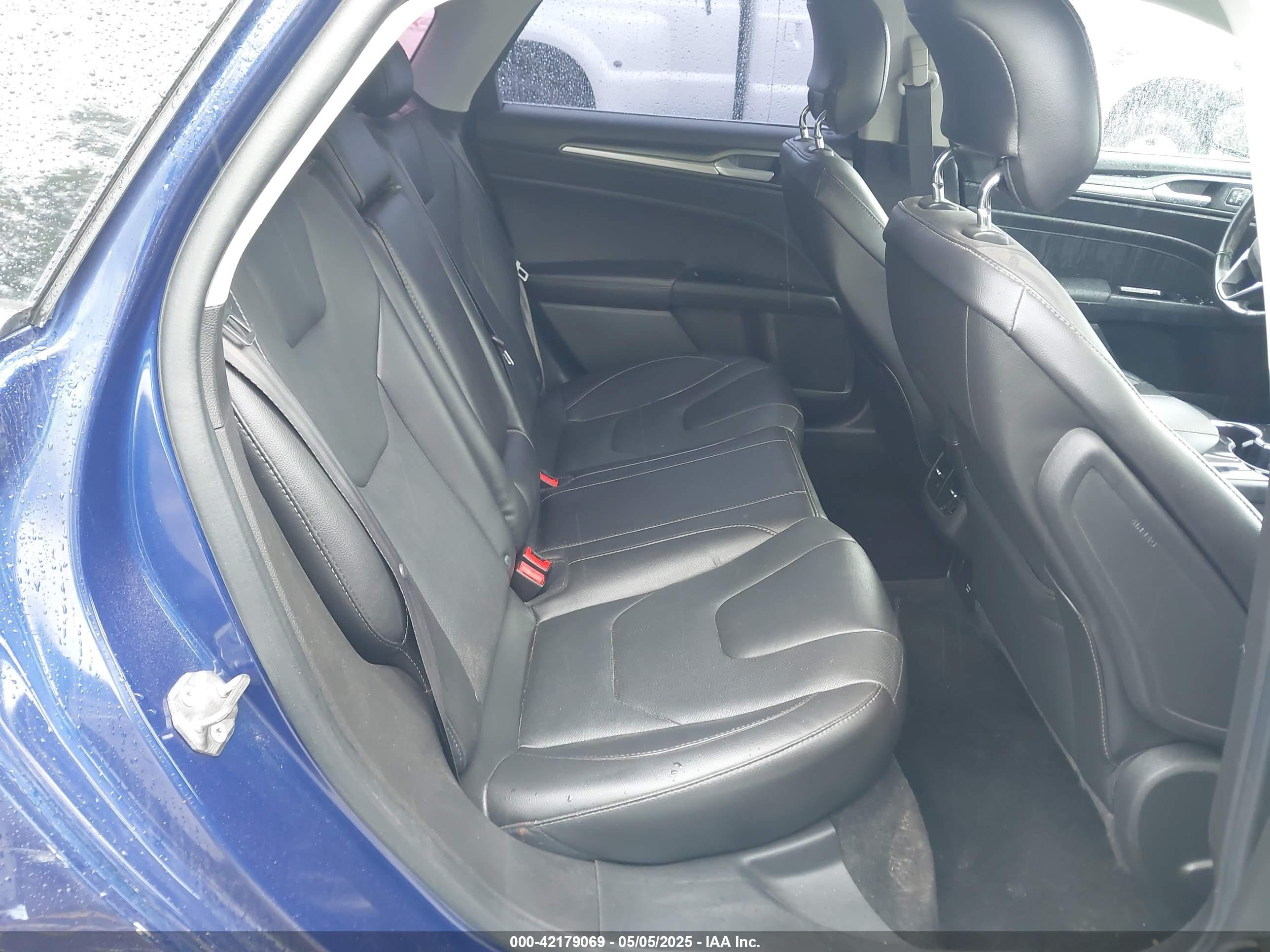 2015 Ford Fusion Energi Titanium Blue vin: 3FA6P0SU0FR128162