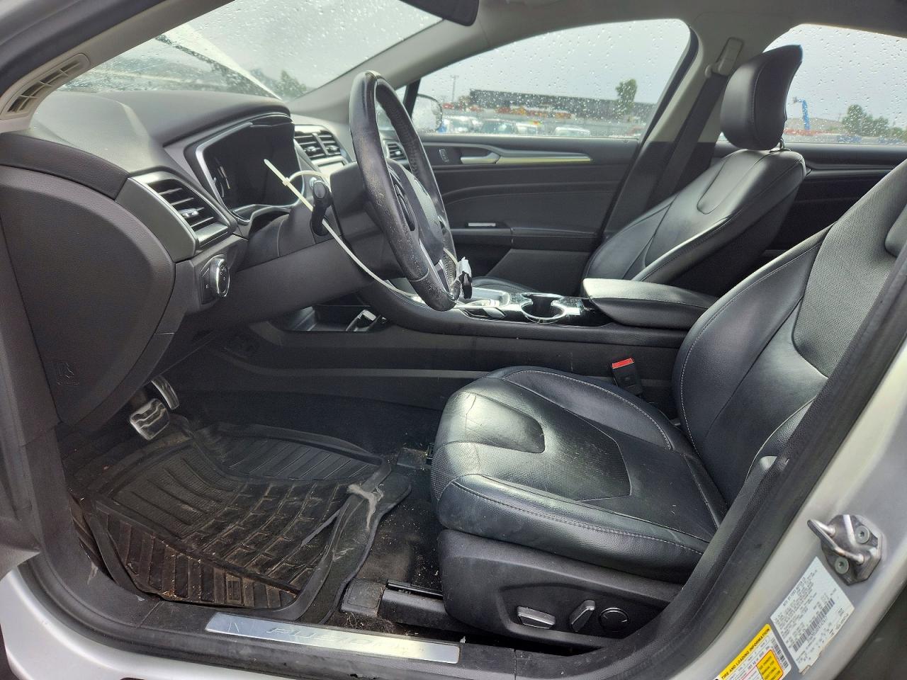 2015 Ford Fusion Titanium Phev Silver vin: 3FA6P0SU0FR147617