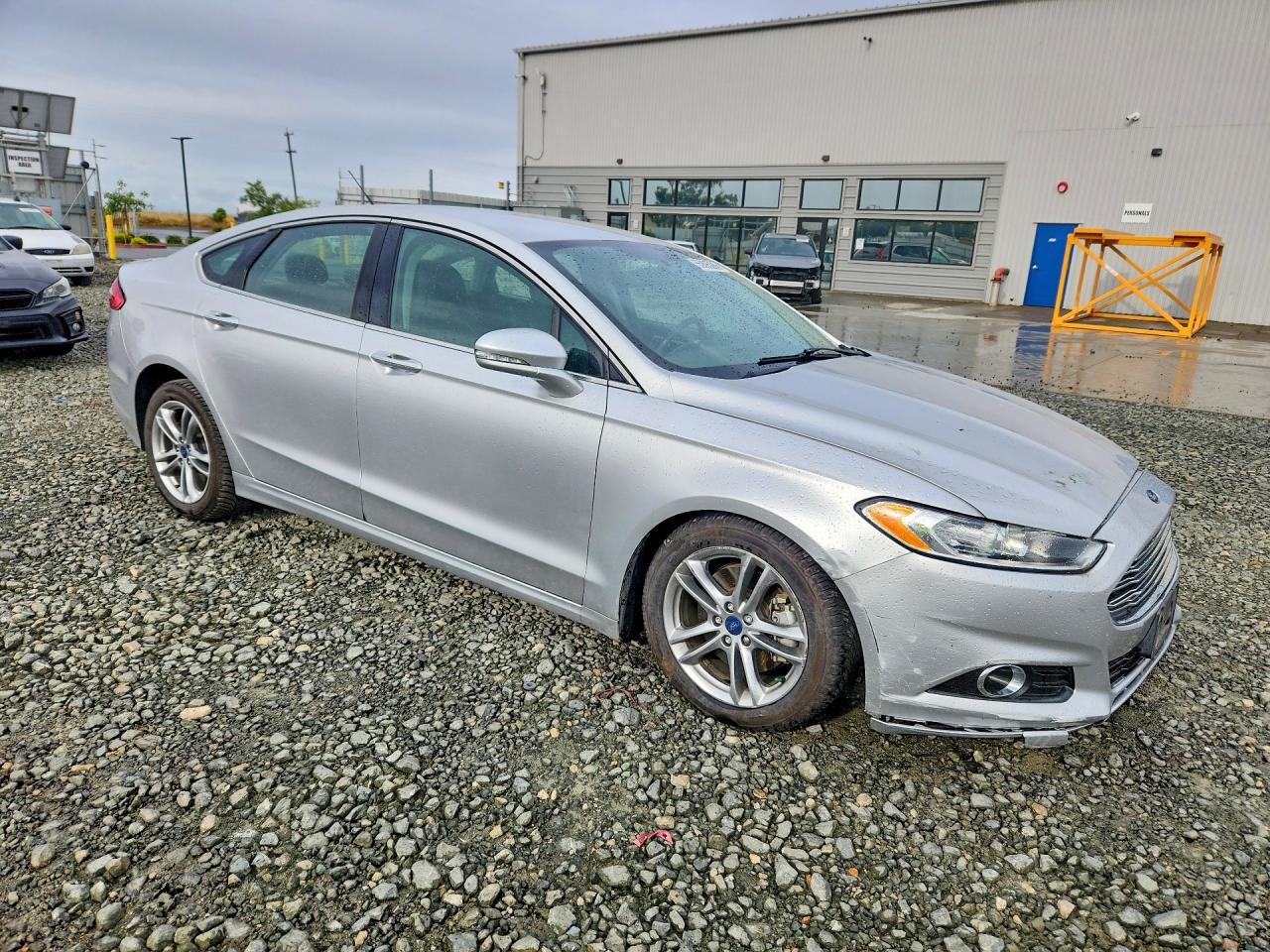 2015 Ford Fusion Titanium Phev Silver vin: 3FA6P0SU0FR147617