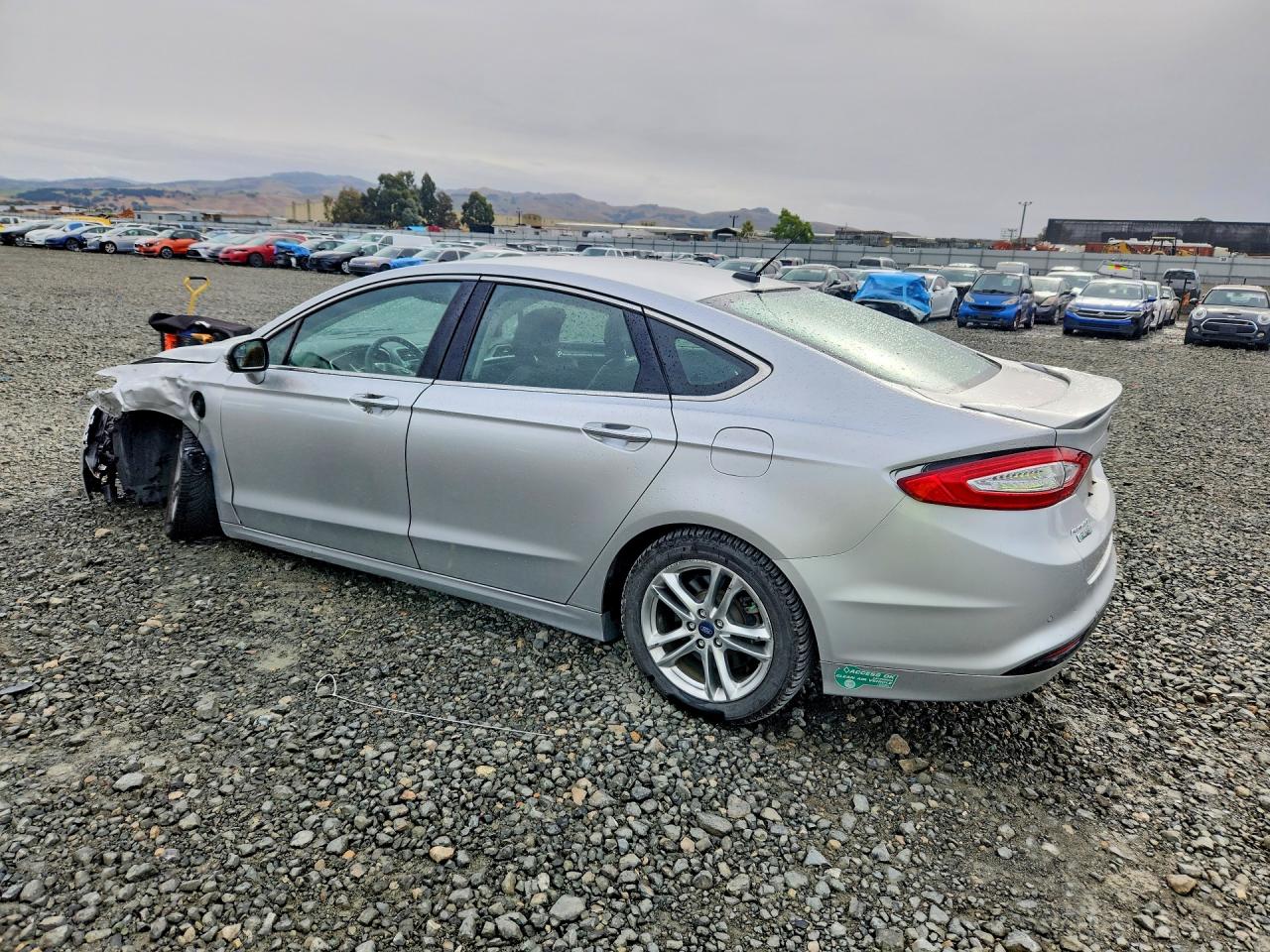 2015 Ford Fusion Titanium Phev Silver vin: 3FA6P0SU0FR147617
