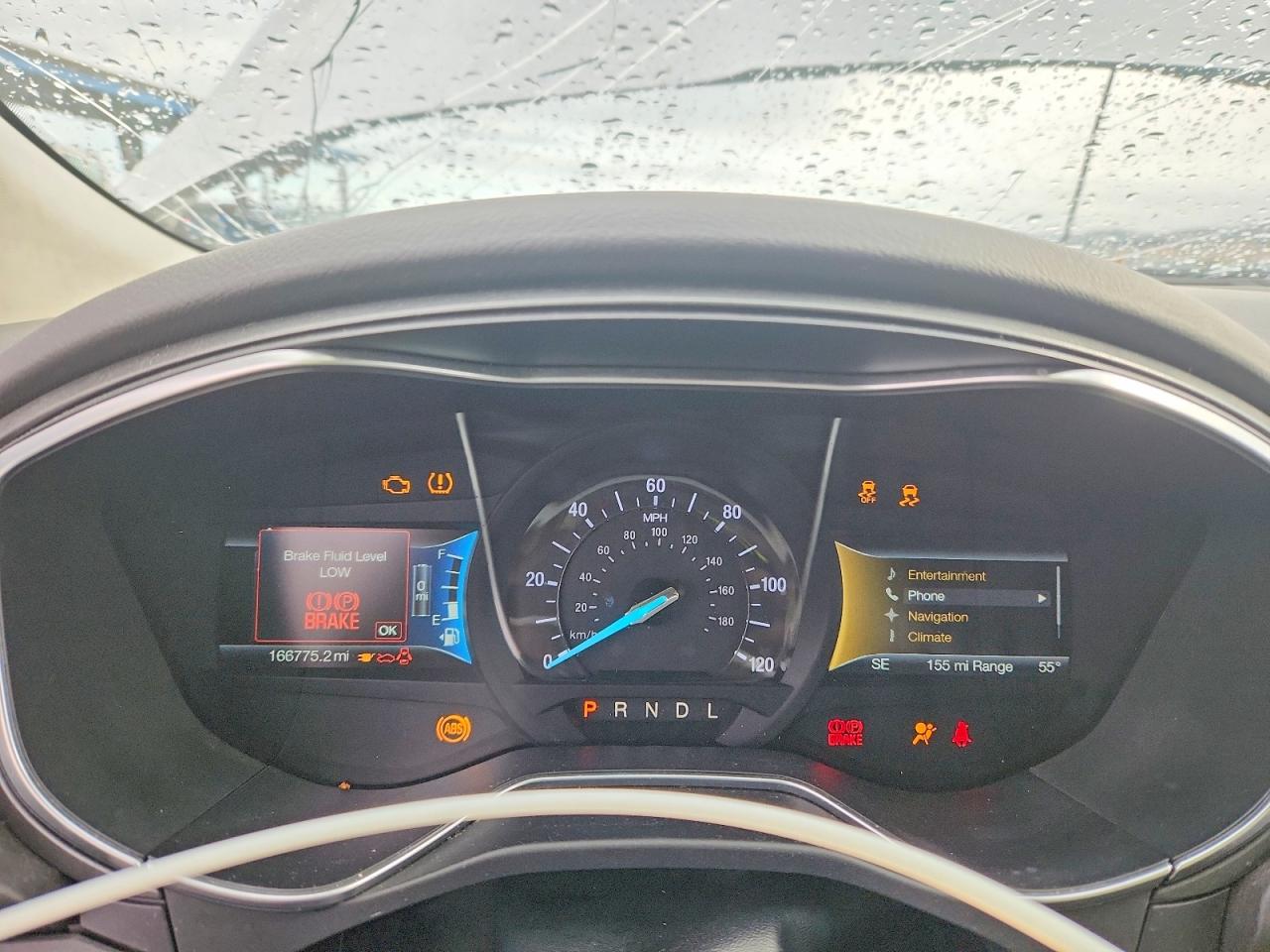 2015 Ford Fusion Titanium Phev Silver vin: 3FA6P0SU0FR147617