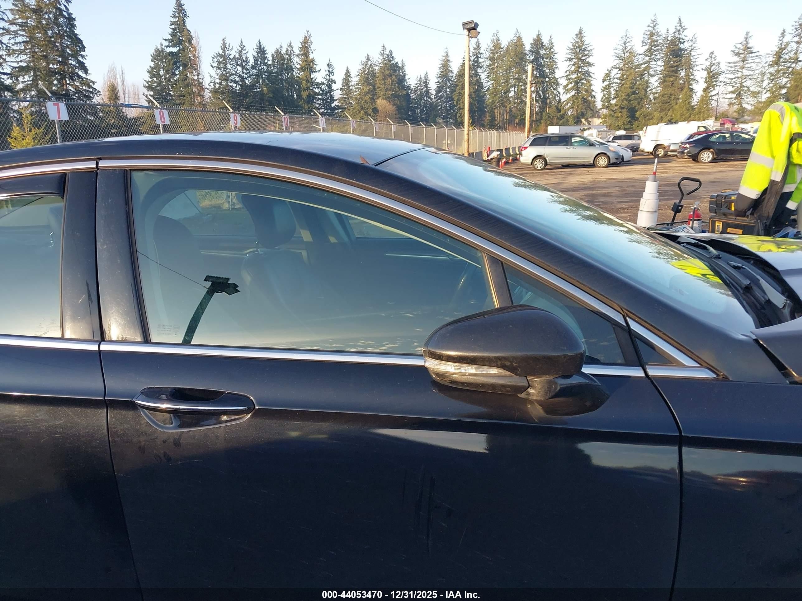 2013 Ford Fusion Energi Titanium Черный vin: 3FA6P0SU1DR246153
