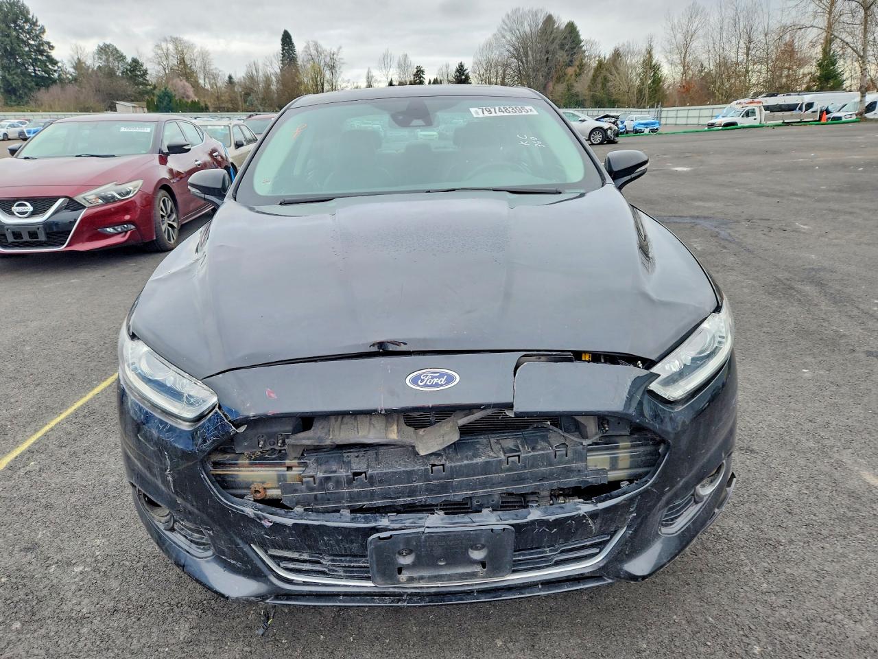 2013 Ford Fusion Titanium Phev Серый vin: 3FA6P0SU1DR246153