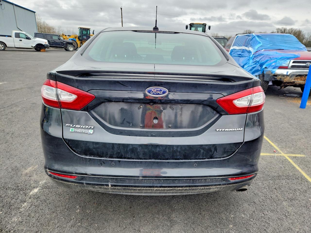 2013 Ford Fusion Titanium Phev Серый vin: 3FA6P0SU1DR246153