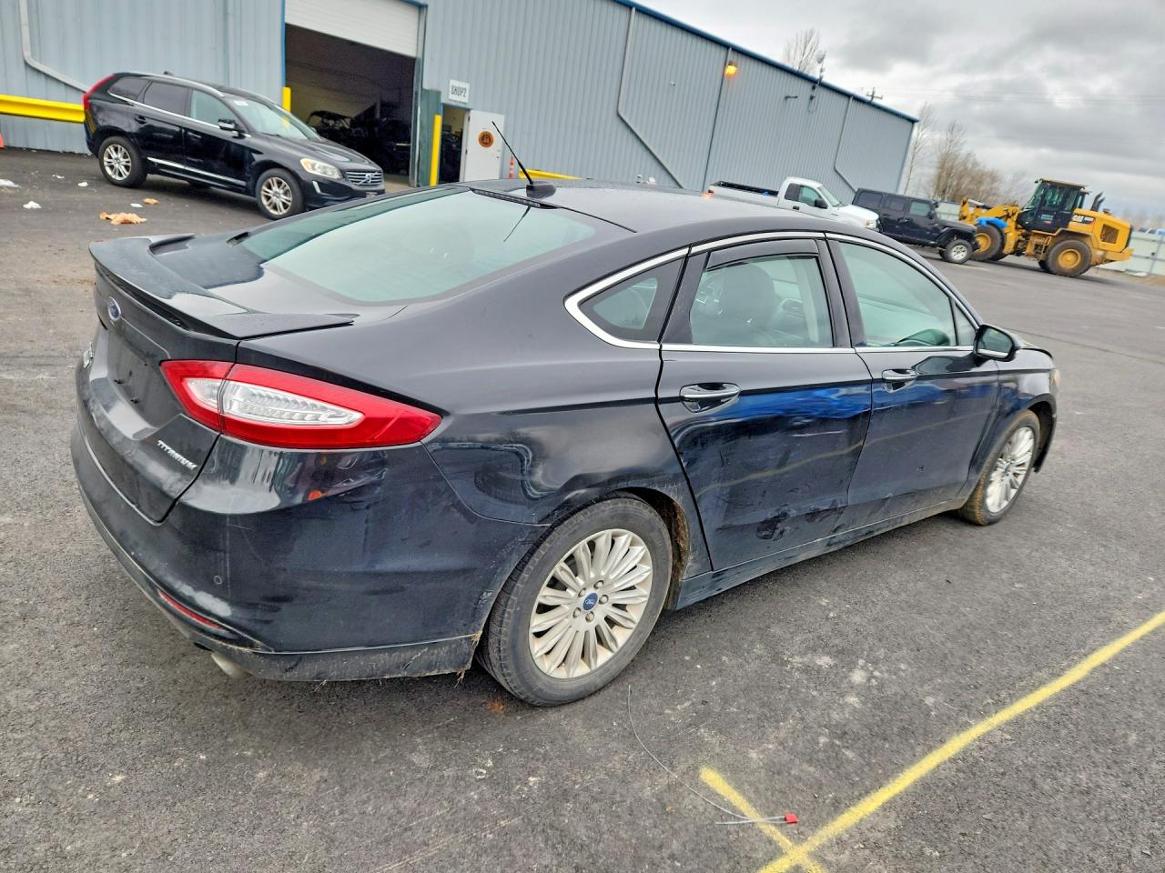 2013 Ford Fusion Titanium Phev Серый vin: 3FA6P0SU1DR246153