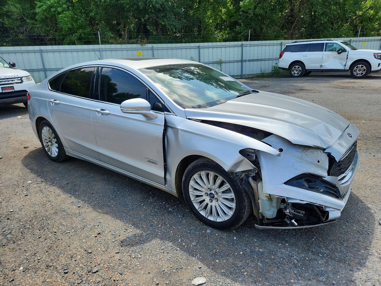 2014 Ford Fusion Titanium Phev Silver vin: 3FA6P0SU1ER146653