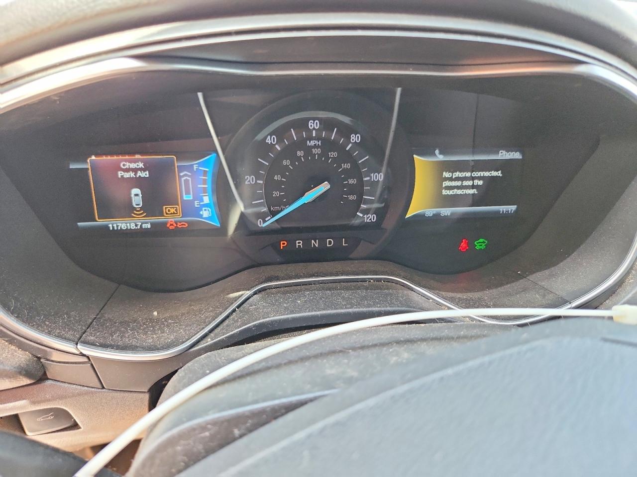 2014 Ford Fusion Titanium Phev Silver vin: 3FA6P0SU1ER146653