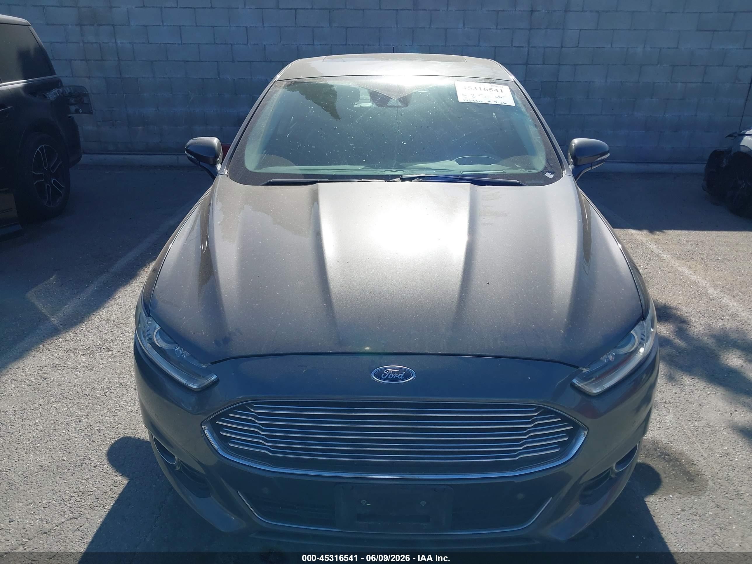 2015 Ford Fusion Energi Titanium Gray vin: 3FA6P0SU1FR105313