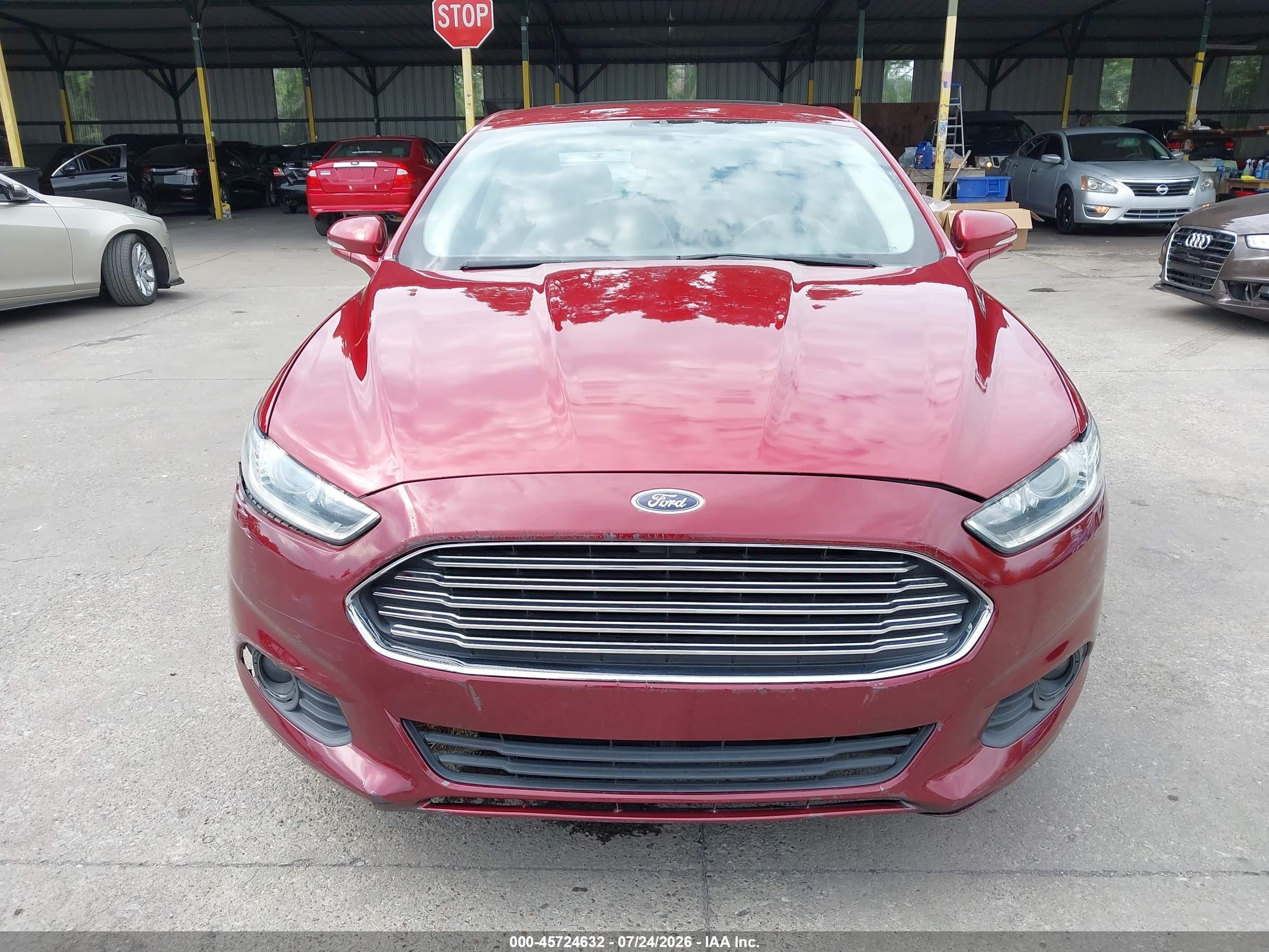2013 Ford Fusion Energi Titanium Burgundy vin: 3FA6P0SU2DR246775