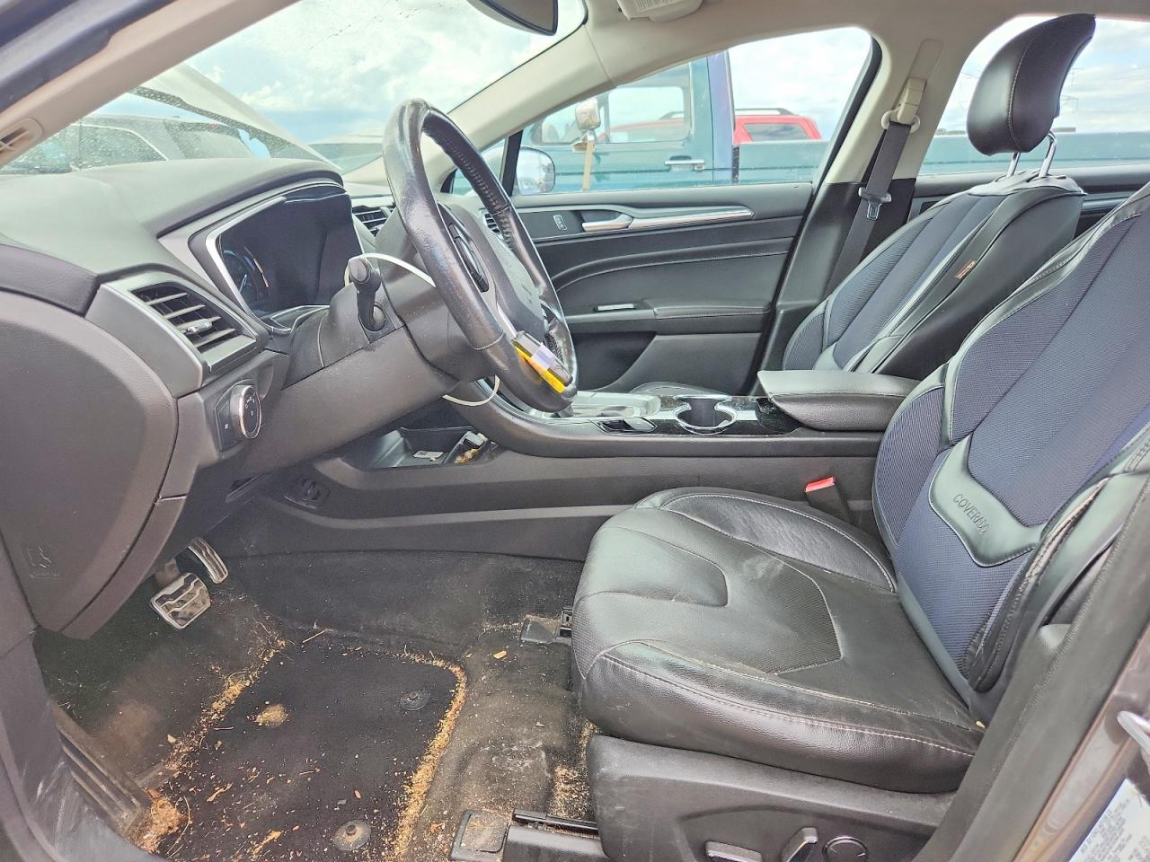2014 Ford Fusion Titanium Phev Gray vin: 3FA6P0SU2ER177250