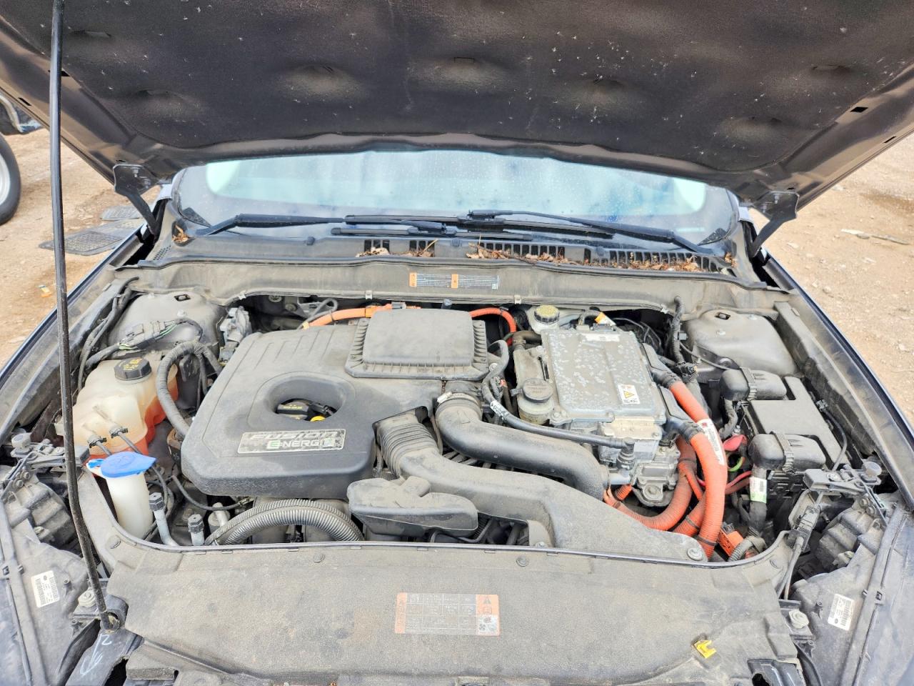 2014 Ford Fusion Titanium Phev Gray vin: 3FA6P0SU2ER177250