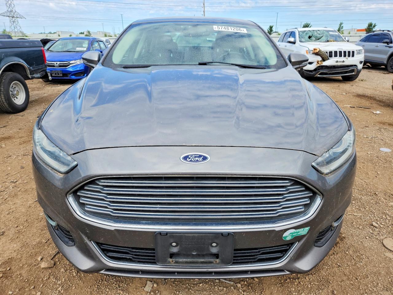 2014 Ford Fusion Titanium Phev Gray vin: 3FA6P0SU2ER177250
