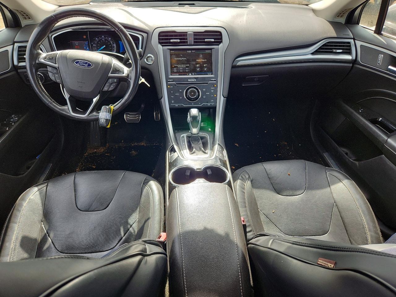 2014 Ford Fusion Titanium Phev Gray vin: 3FA6P0SU2ER177250