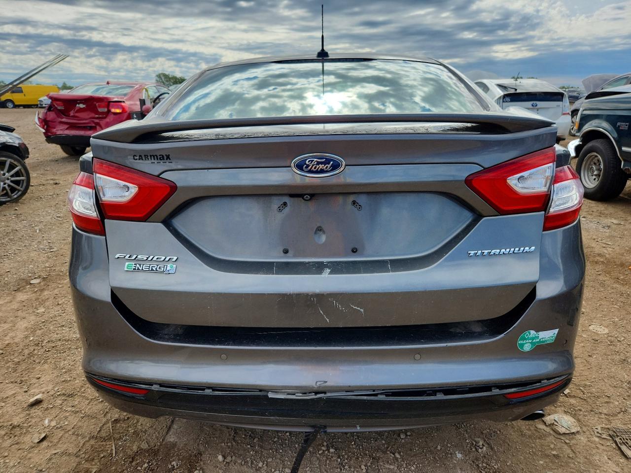 2014 Ford Fusion Titanium Phev Gray vin: 3FA6P0SU2ER177250