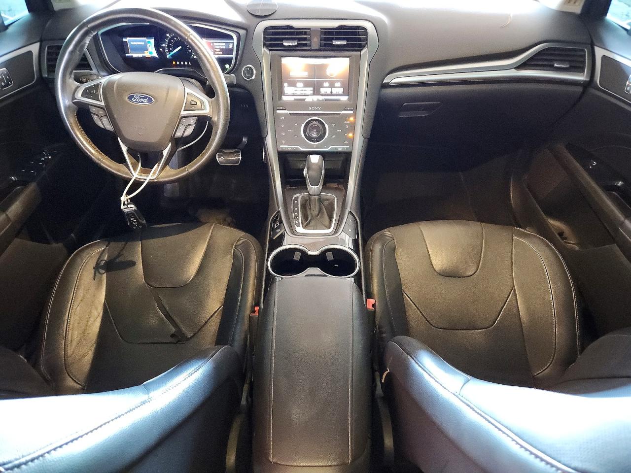2014 Ford Fusion Titanium Phev Burgundy vin: 3FA6P0SU2ER355903