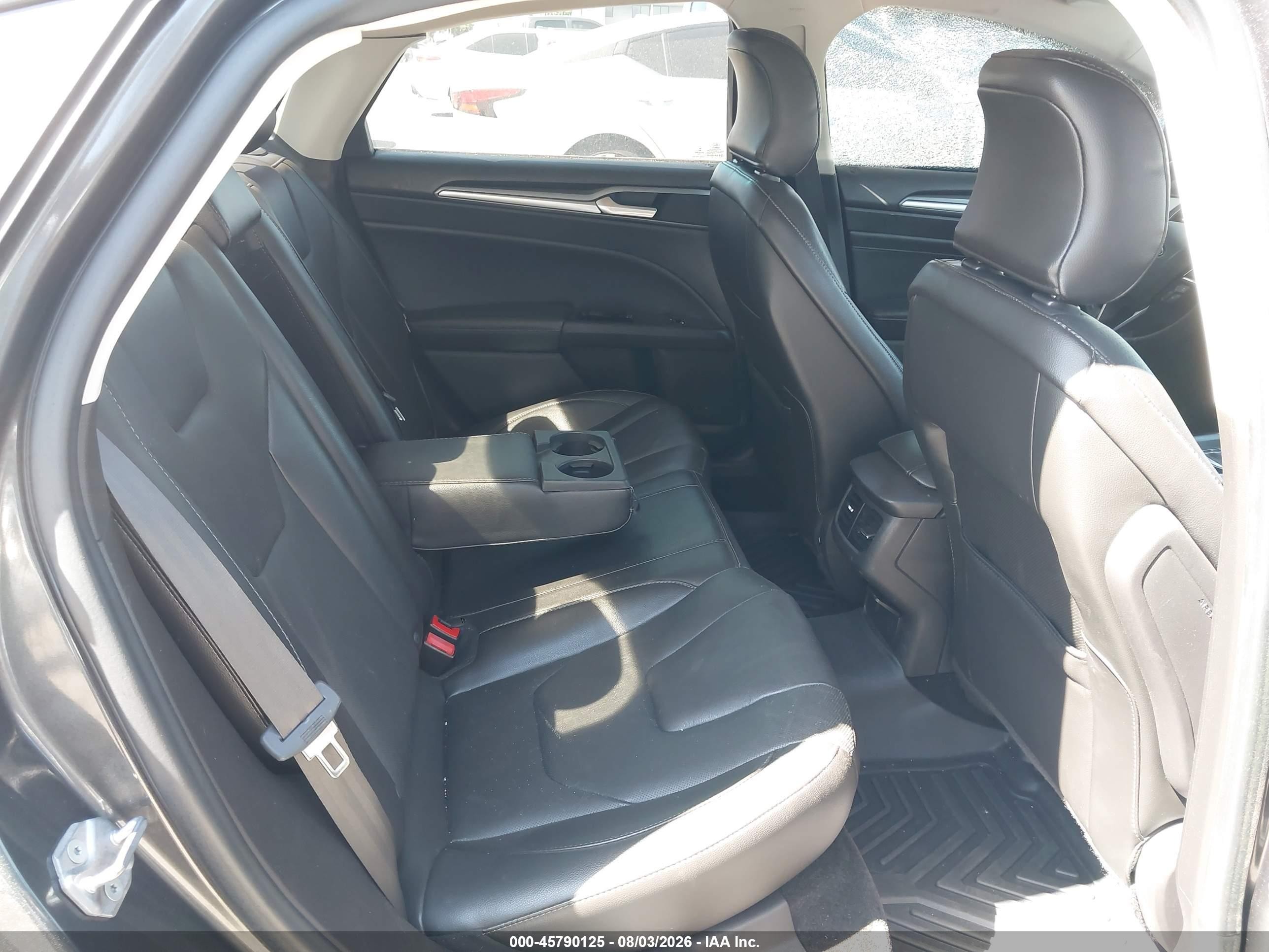 2015 Ford Fusion Energi Titanium Gray vin: 3FA6P0SU3FR166033