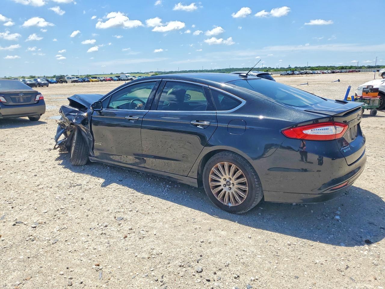 2013 Ford Fusion Titanium Phev Black vin: 3FA6P0SU4DR332198