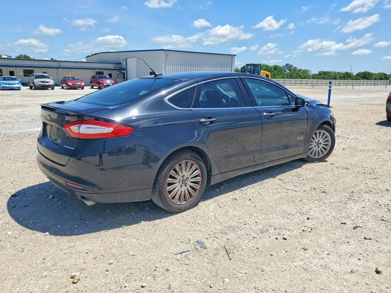 2013 Ford Fusion Titanium Phev Black vin: 3FA6P0SU4DR332198