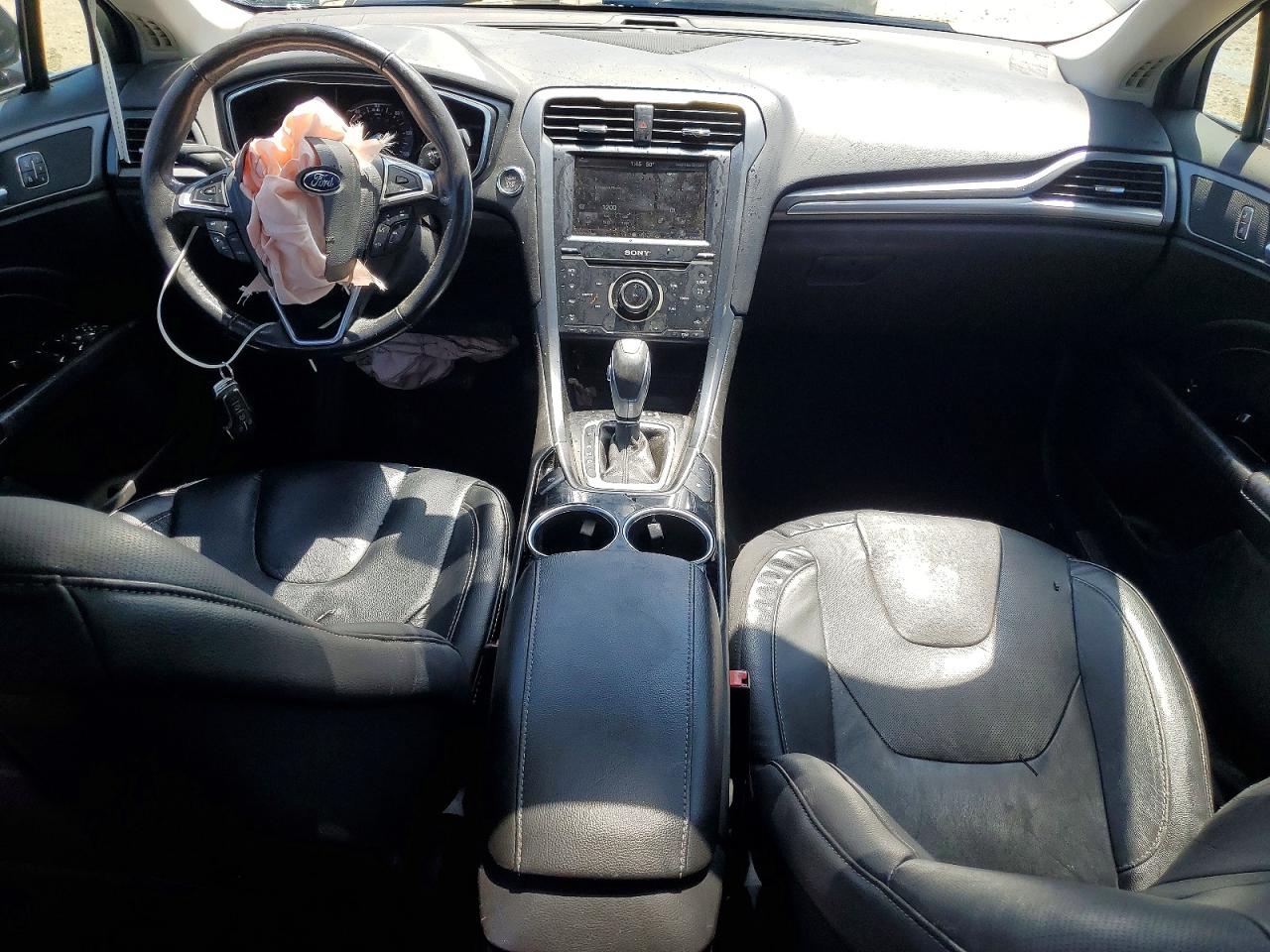 2013 Ford Fusion Titanium Phev Black vin: 3FA6P0SU4DR332198