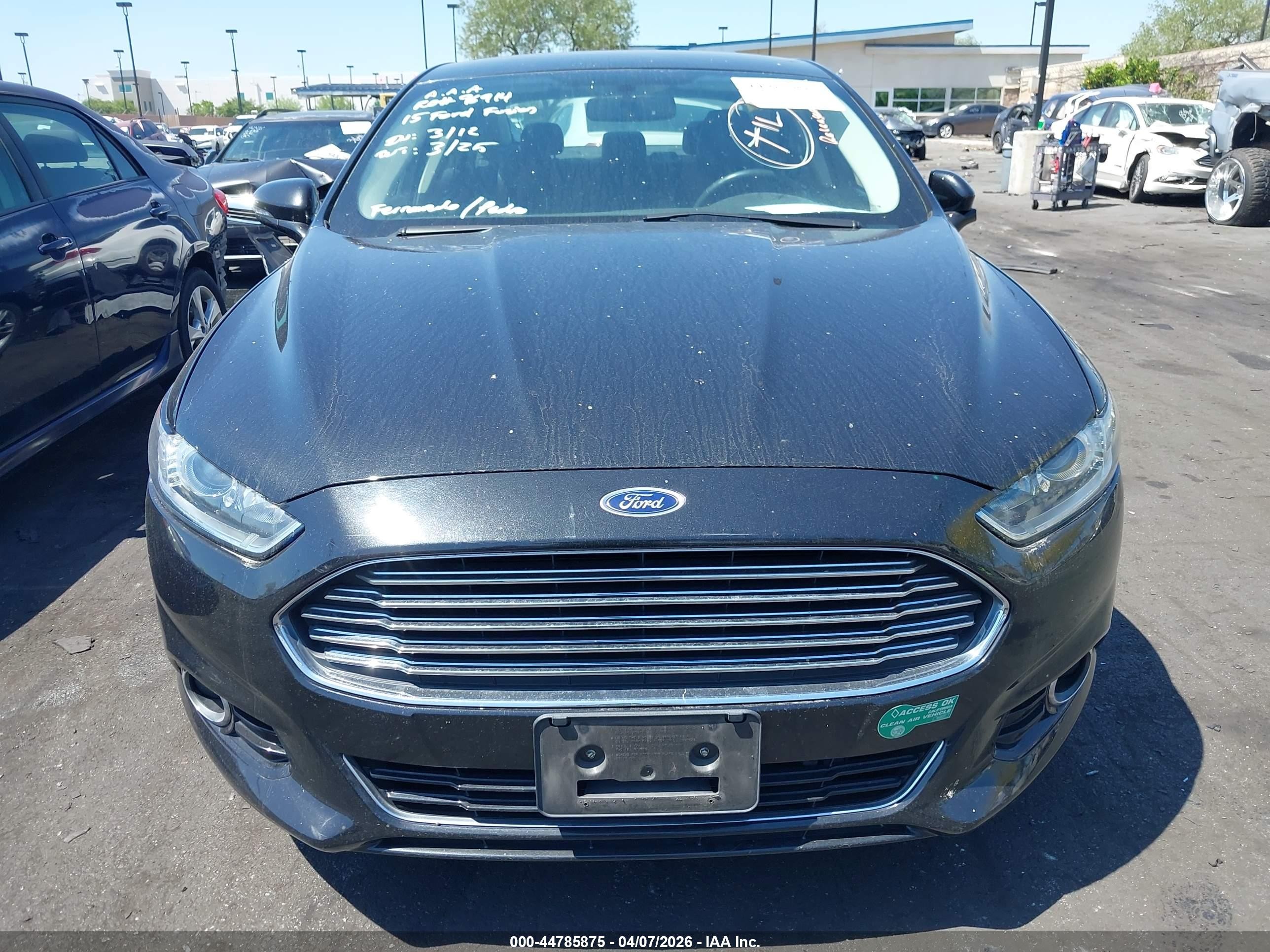 2015 Ford Fusion Energi Titanium Black vin: 3FA6P0SU4FR147474