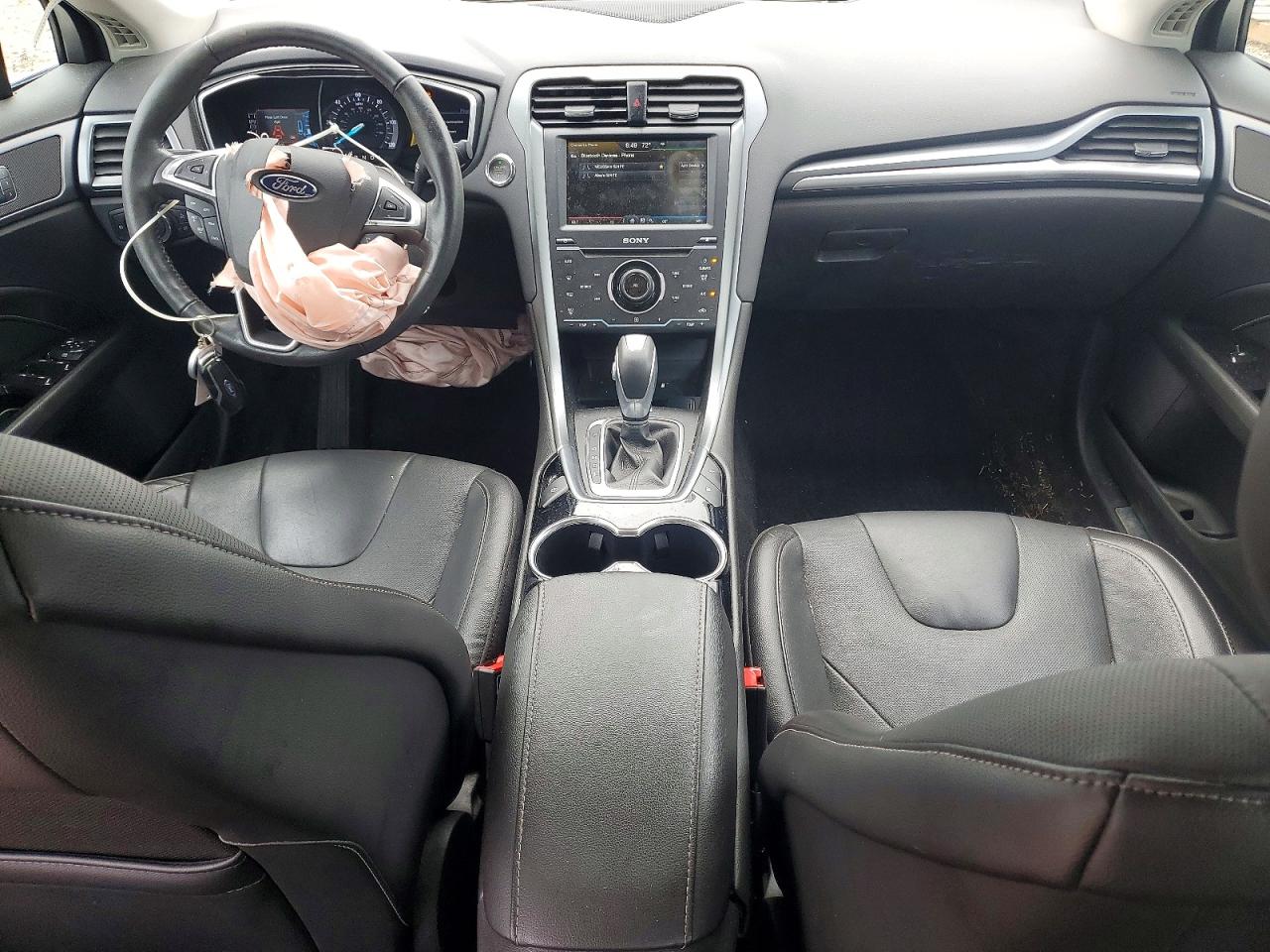 2015 Ford Fusion Titanium Phev White vin: 3FA6P0SU5FR221761