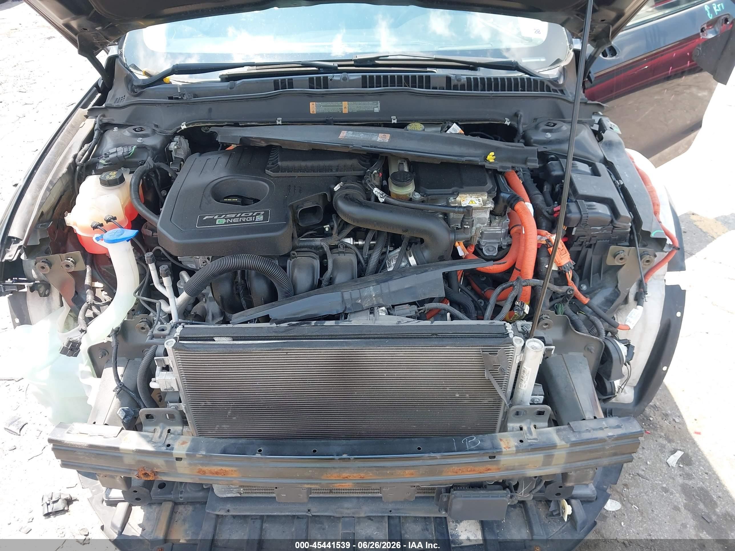 2013 Ford Fusion Energi Titanium Black vin: 3FA6P0SU6DR259139