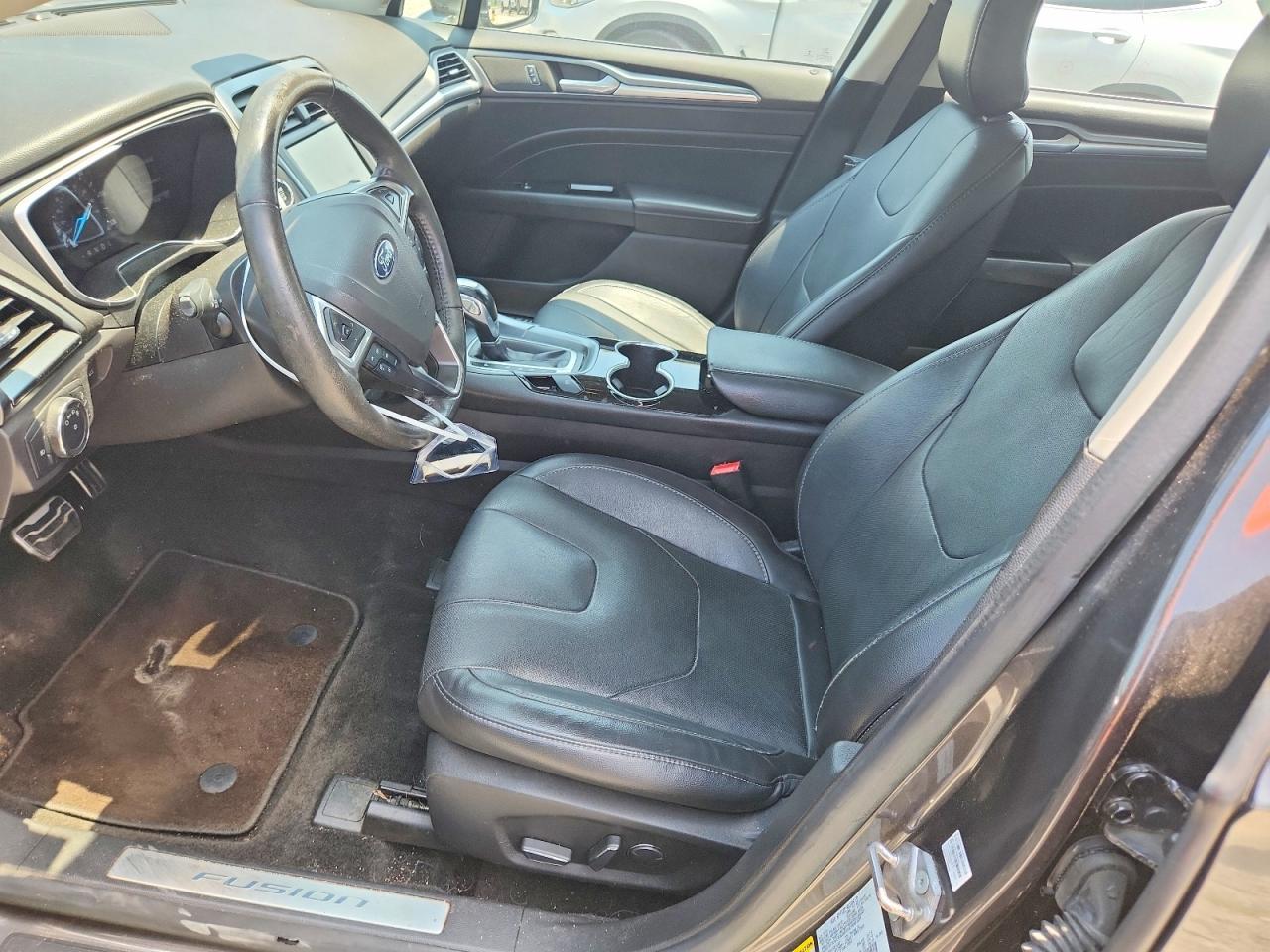 2015 Ford Fusion Titanium Phev Gray vin: 3FA6P0SU7FR246905