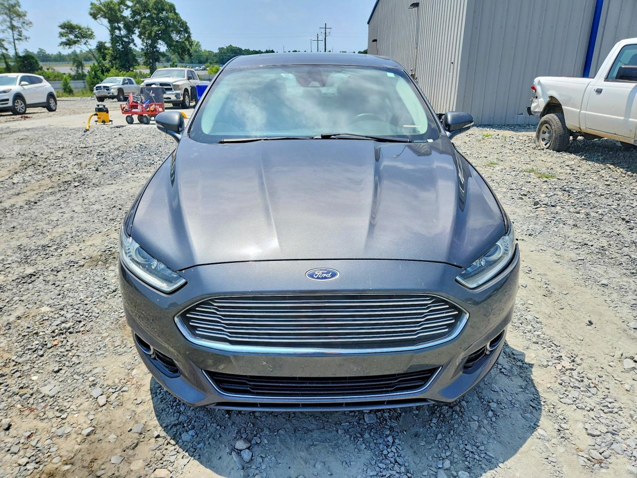 2015 Ford Fusion Titanium Phev Gray vin: 3FA6P0SU7FR246905