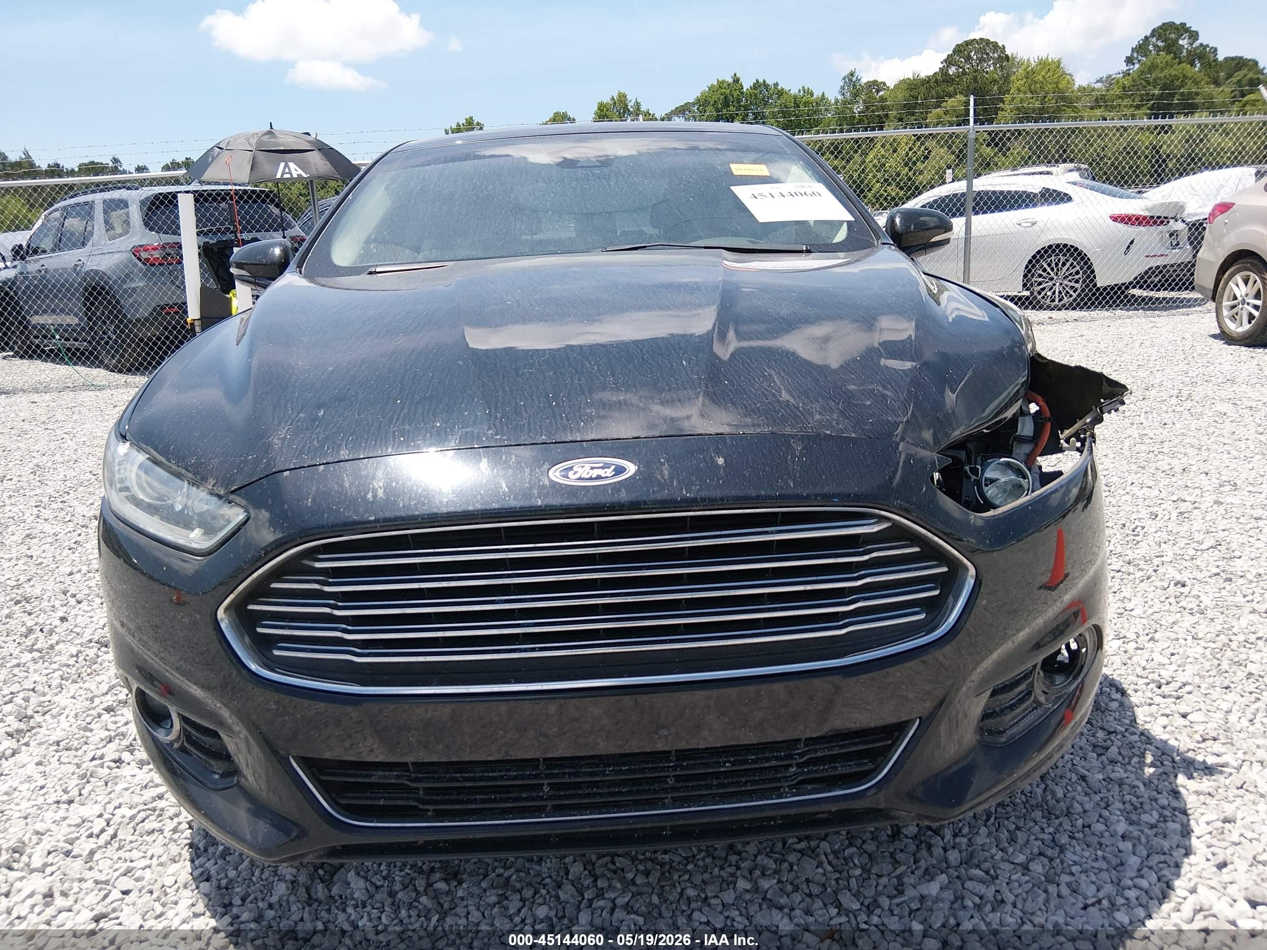 2016 Ford Fusion Energi Titanium Black vin: 3FA6P0SU7GR189834