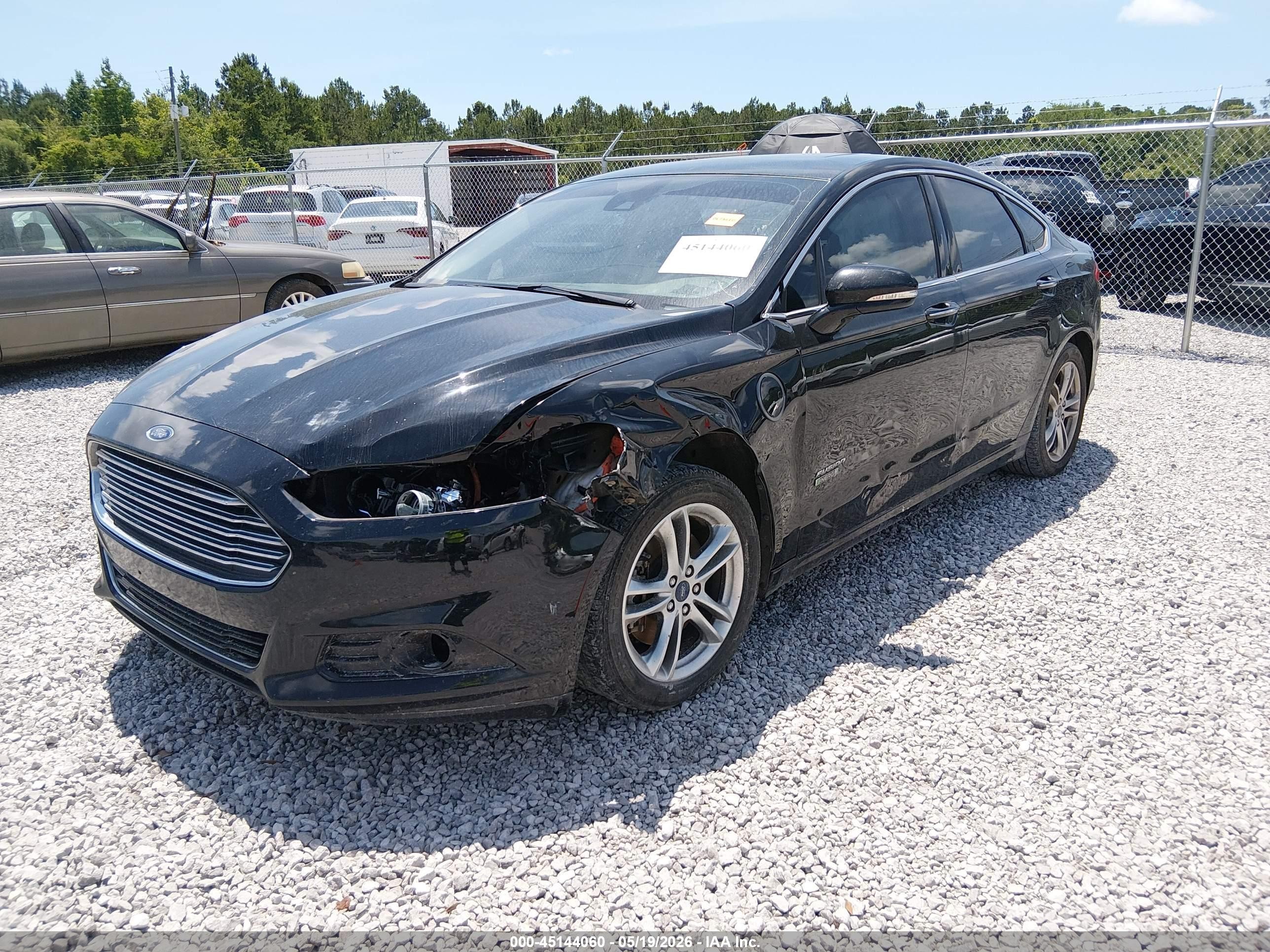 2016 Ford Fusion Energi Titanium Black vin: 3FA6P0SU7GR189834