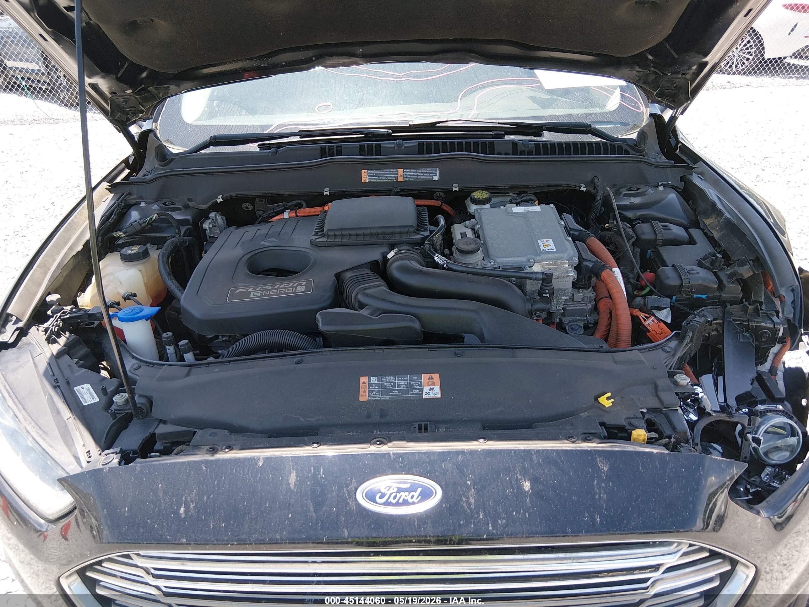 2016 Ford Fusion Energi Titanium Black vin: 3FA6P0SU7GR189834