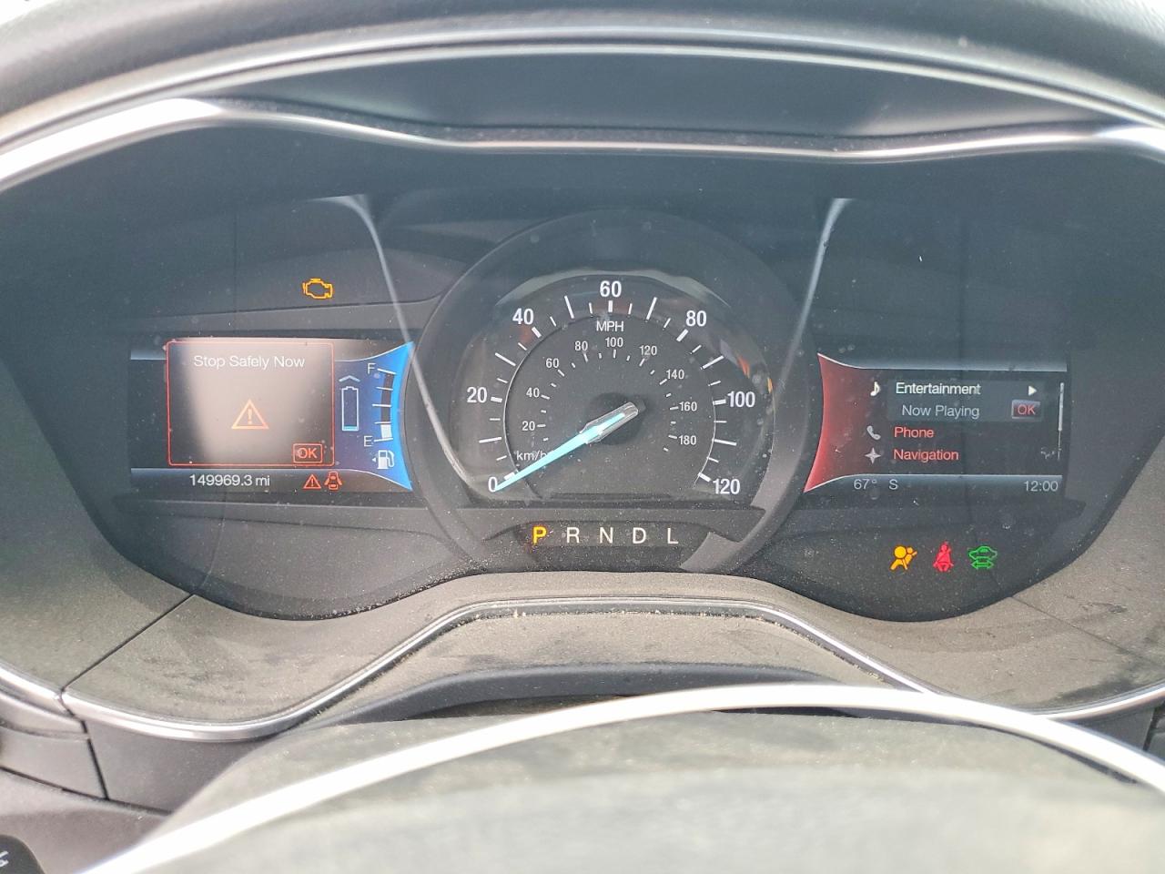 2013 Ford Fusion Titanium Phev Blue vin: 3FA6P0SU8DR365799