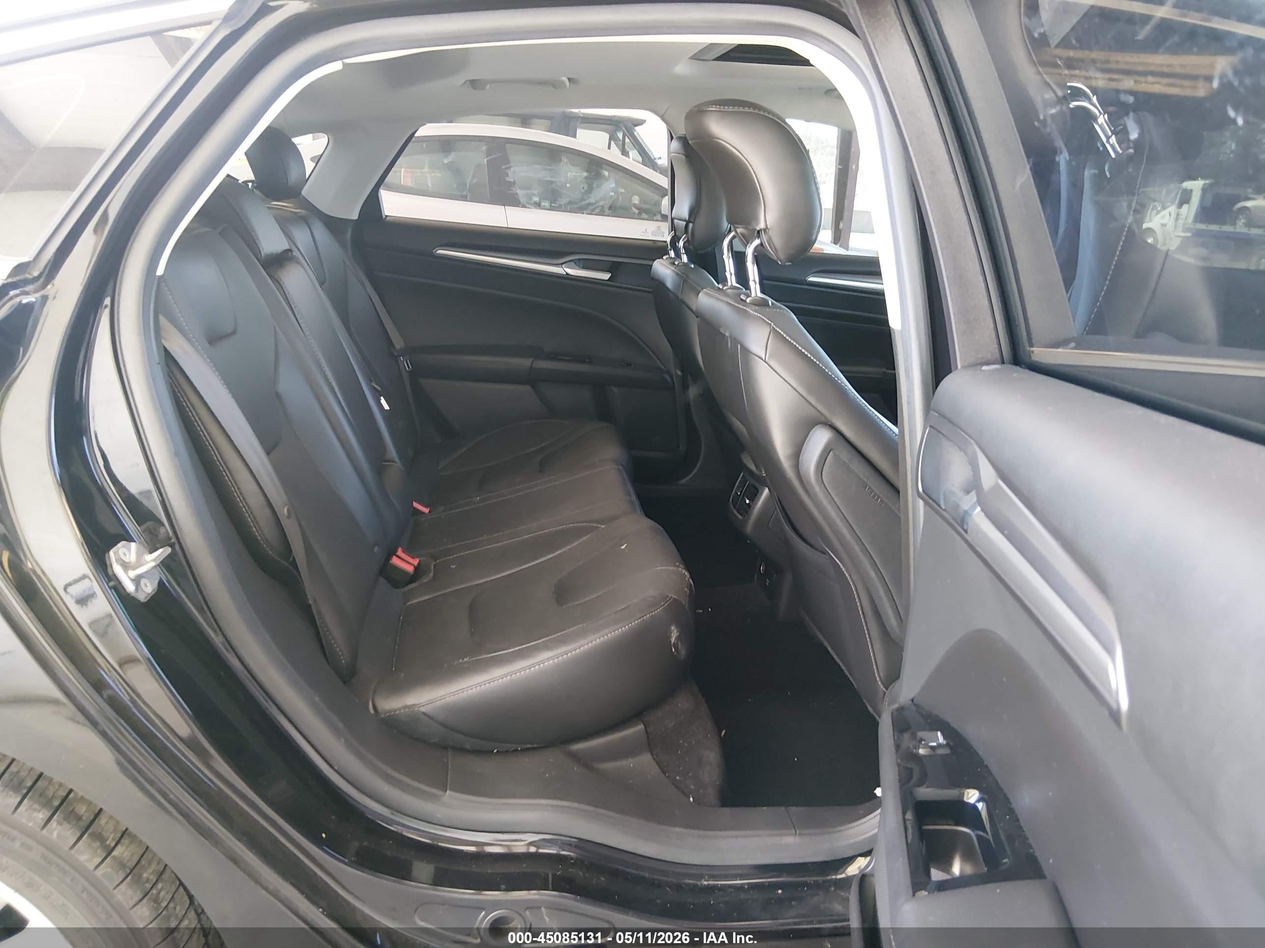 2014 Ford Fusion Energi Titanium Черный vin: 3FA6P0SU8ER366985