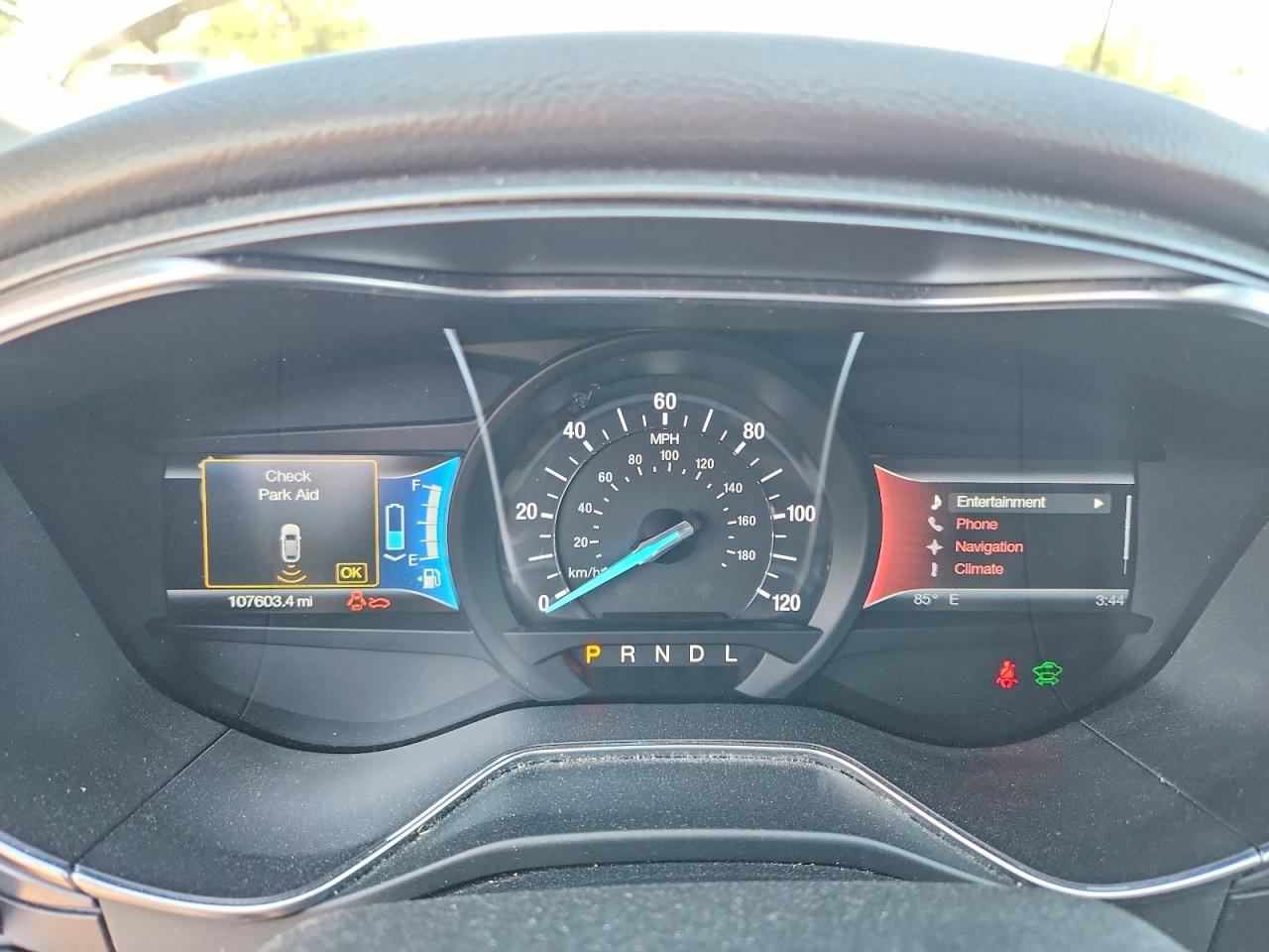 2013 Ford Fusion Titanium Phev Silver vin: 3FA6P0SU9DR273617