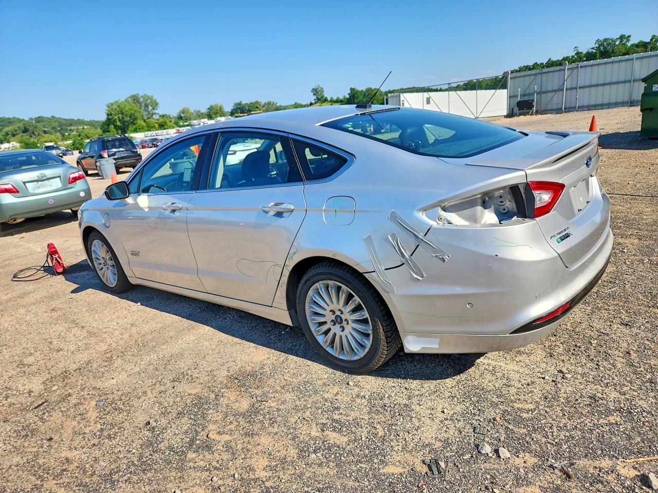 2013 Ford Fusion Titanium Phev Silver vin: 3FA6P0SU9DR273617