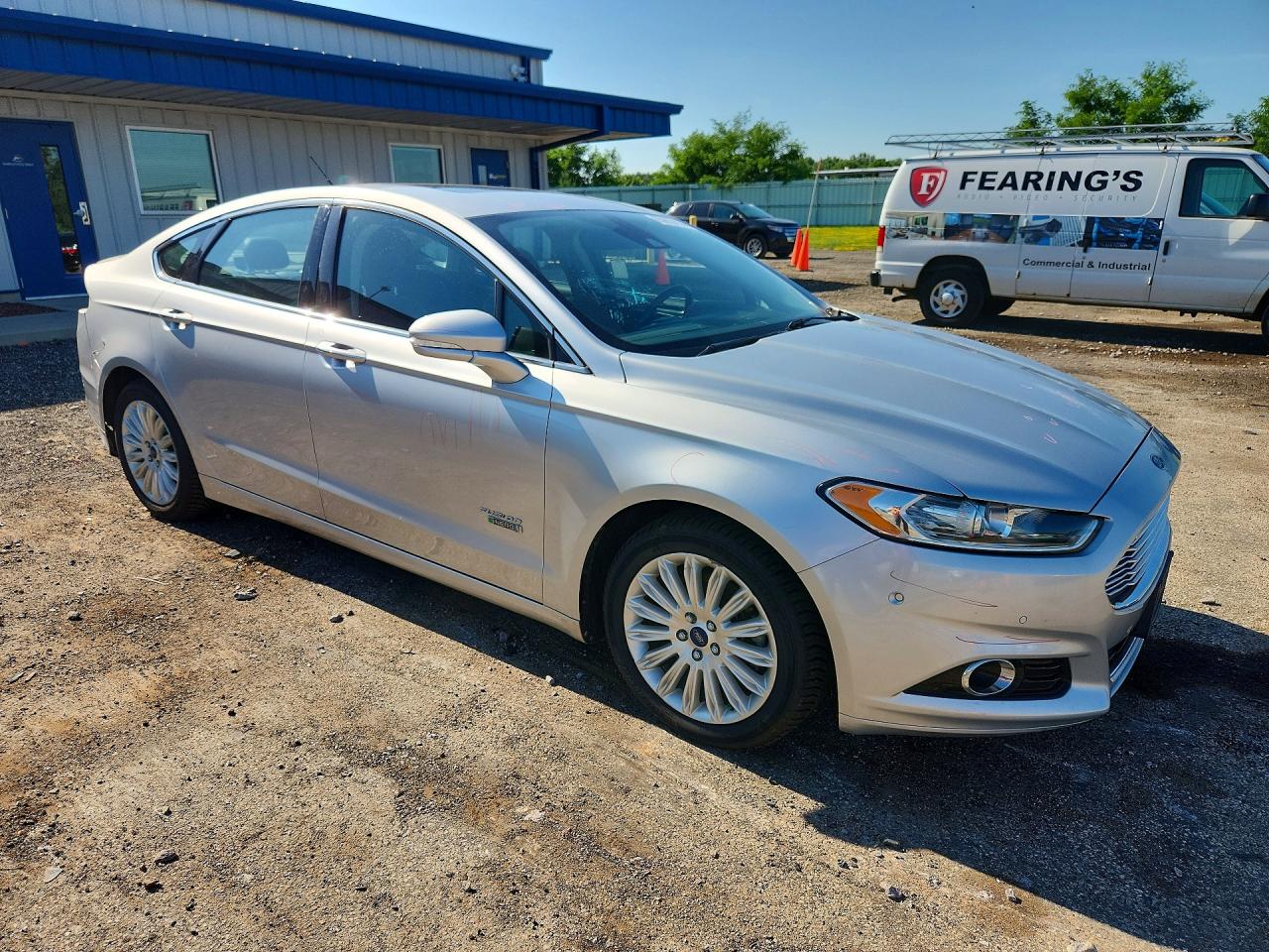 2013 Ford Fusion Titanium Phev Silver vin: 3FA6P0SU9DR273617