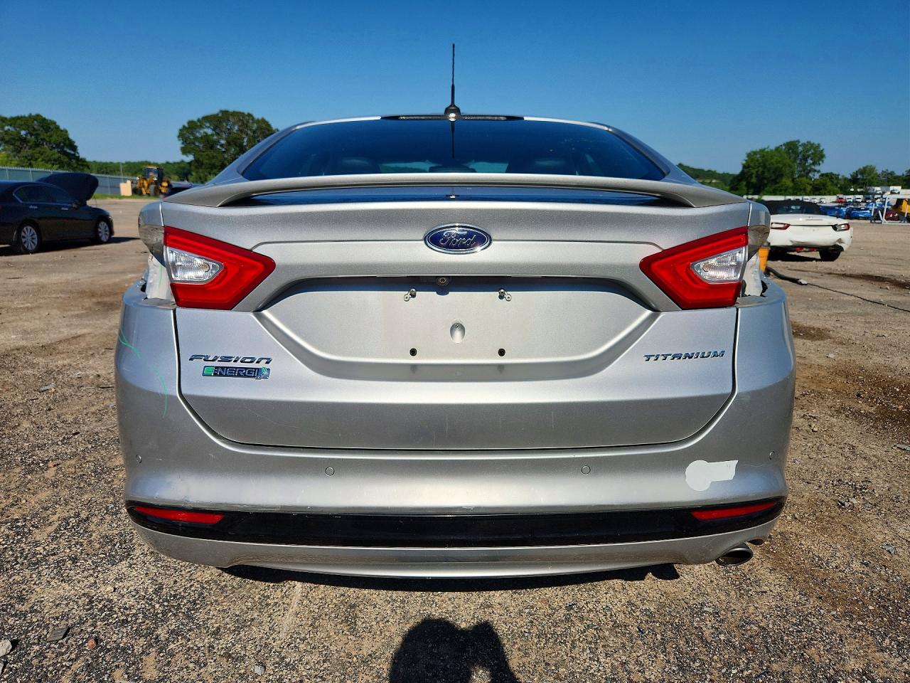 2013 Ford Fusion Titanium Phev Silver vin: 3FA6P0SU9DR273617