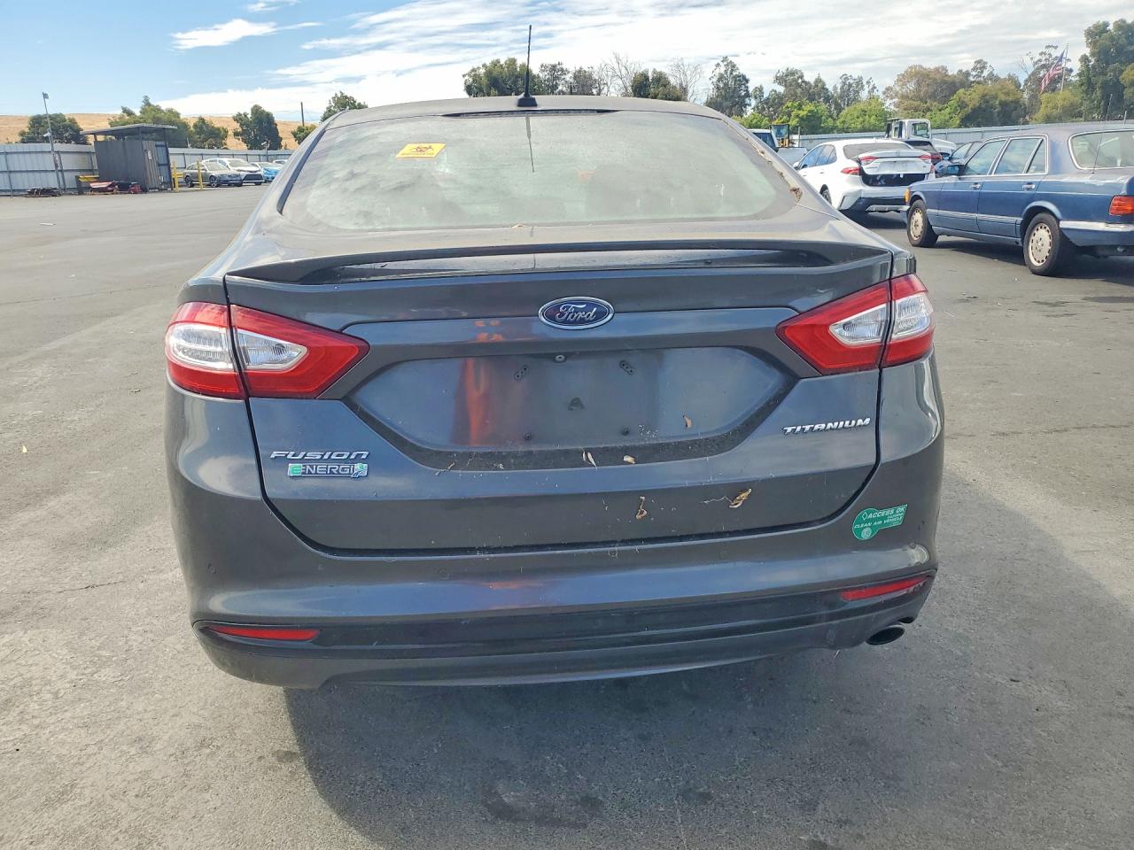 2015 Ford Fusion Titanium Phev Charcoal vin: 3FA6P0SU9FR226638
